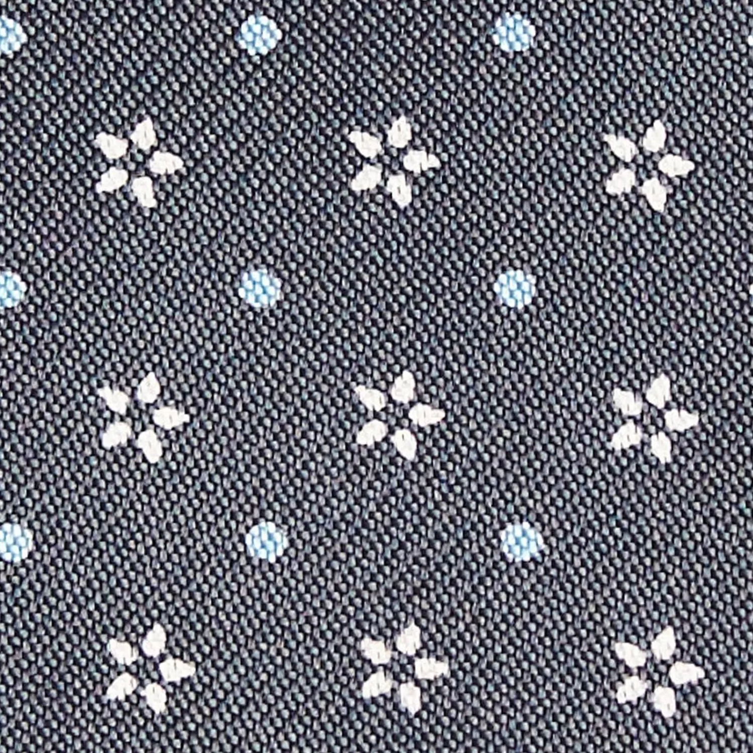 Dark Grey Silk Bowtie To Self-Tie - Small Flower Pattern>E.Marinella Cheap