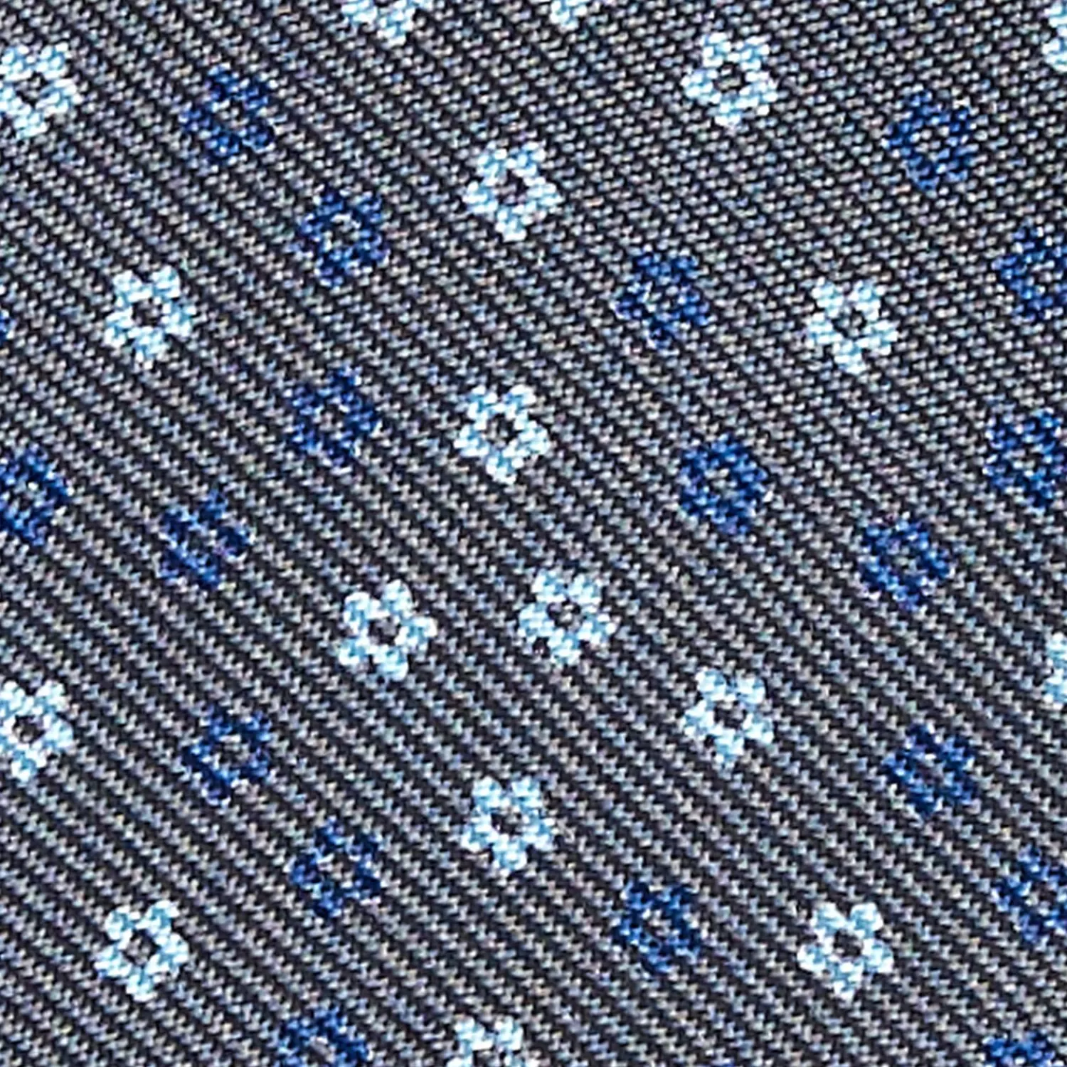 Dark Grey Silk Bowtie To Self-Tie - Small Flower Pattern>E.Marinella Hot