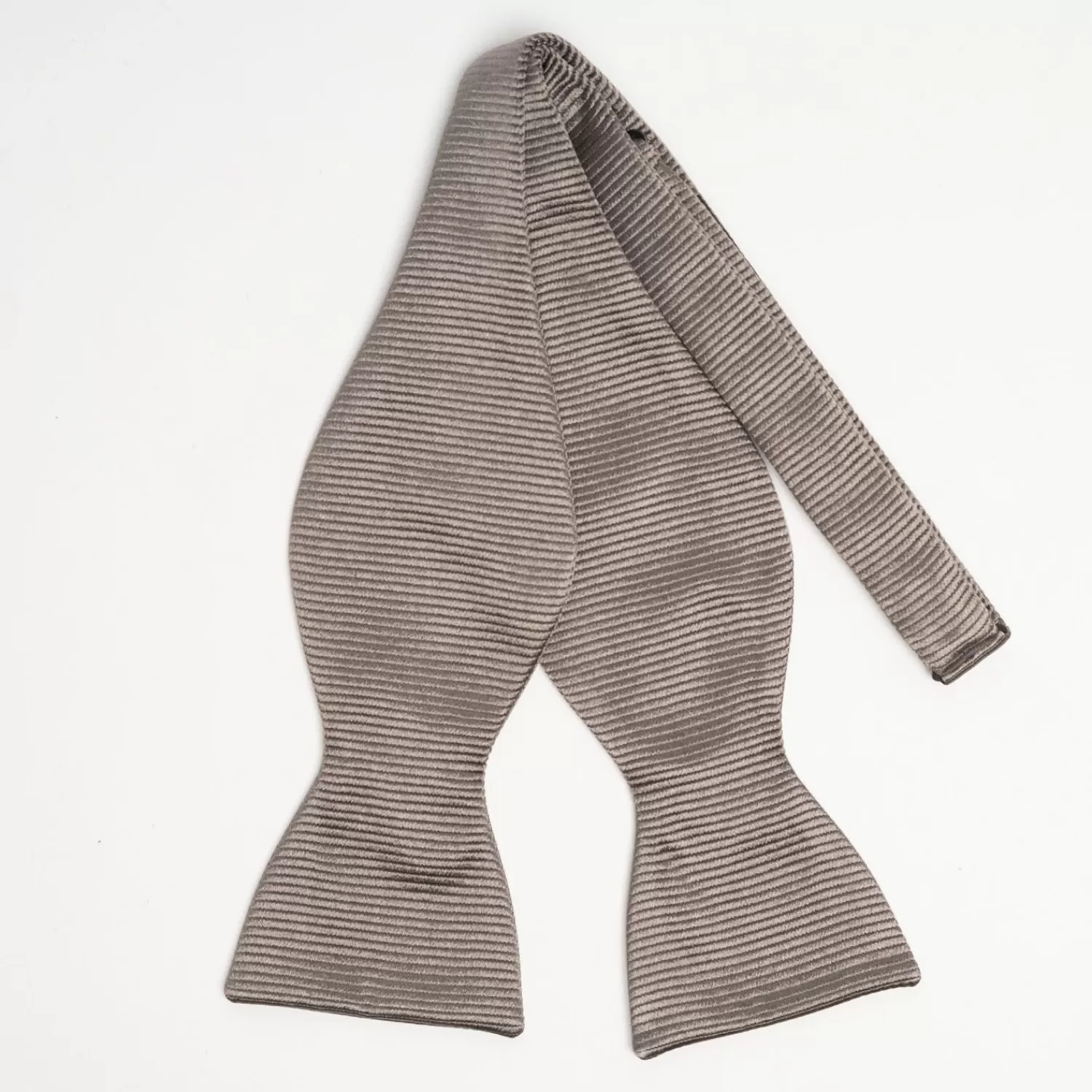 Dark Grey Silk Bowtie To Self-Tie - Solid Color>E.Marinella Discount
