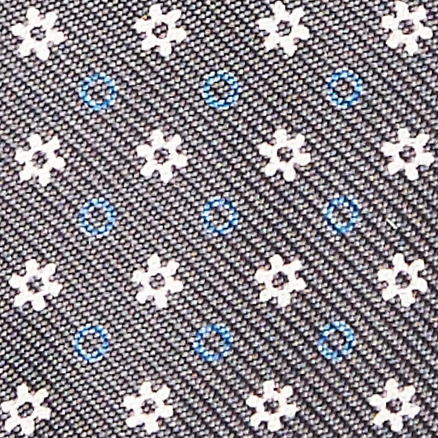 Dark Grey Silk Bowtie To Self-Tie Small Flower Pattern>E.Marinella Cheap