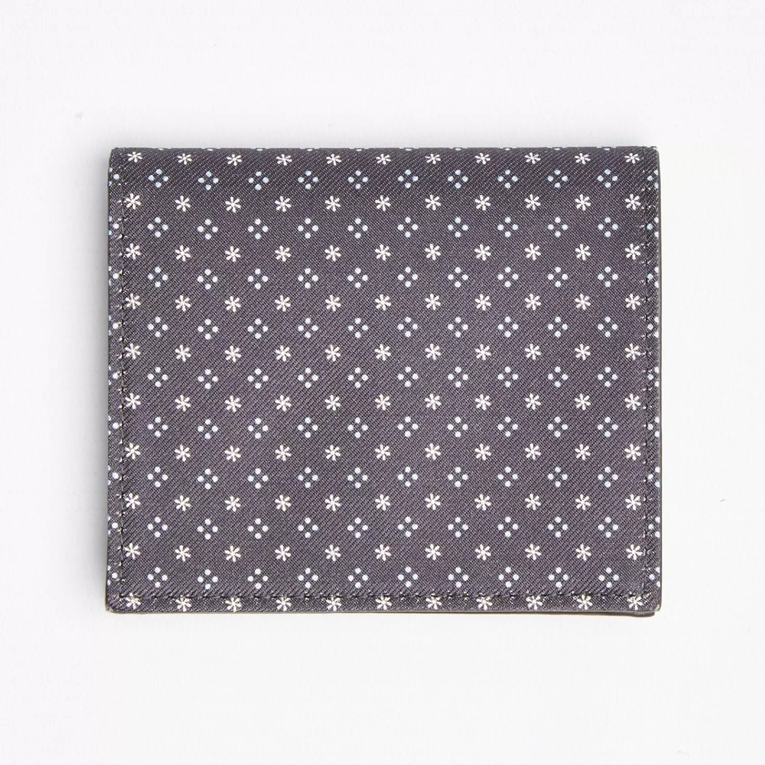 Dark Grey Small Wallet In Silk And Leather>E.Marinella Sale