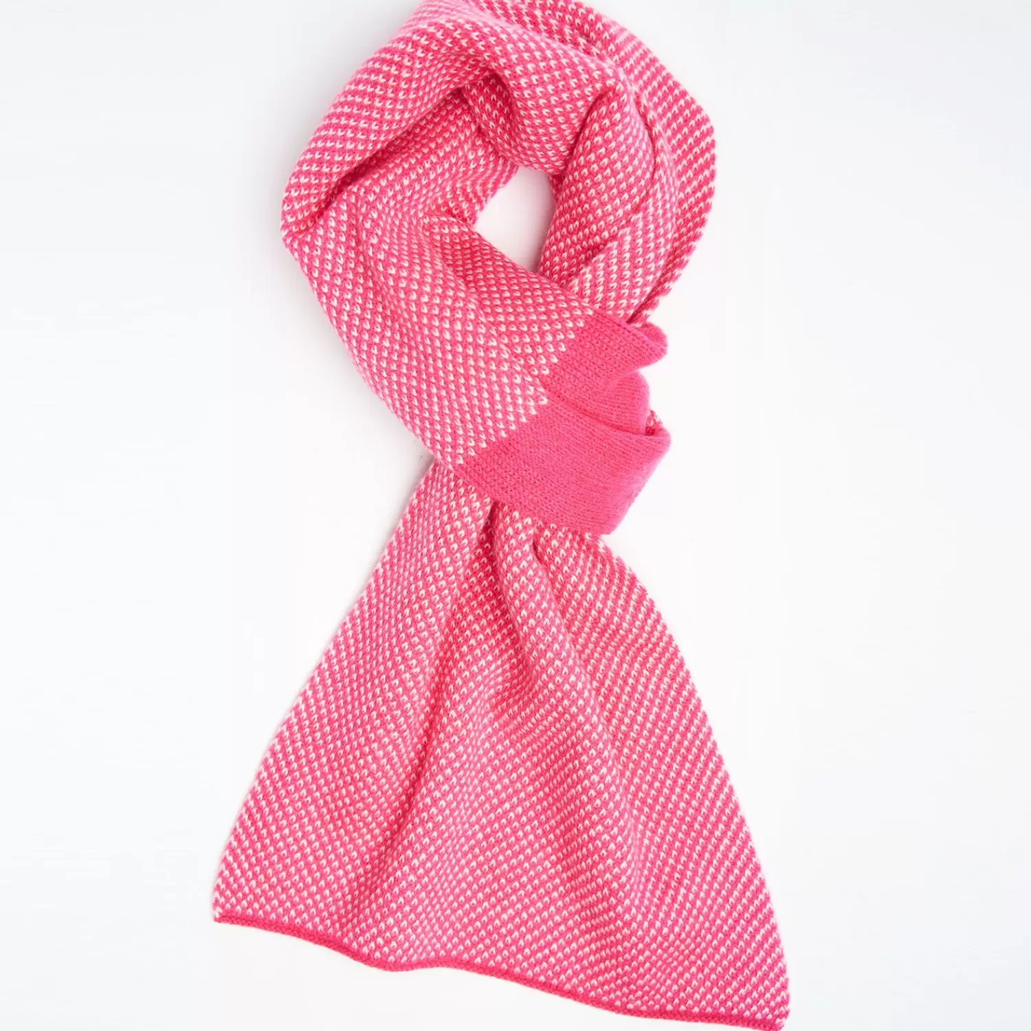 Fuchsia And Beige Cashmere Neck Warmer>E.Marinella Clearance