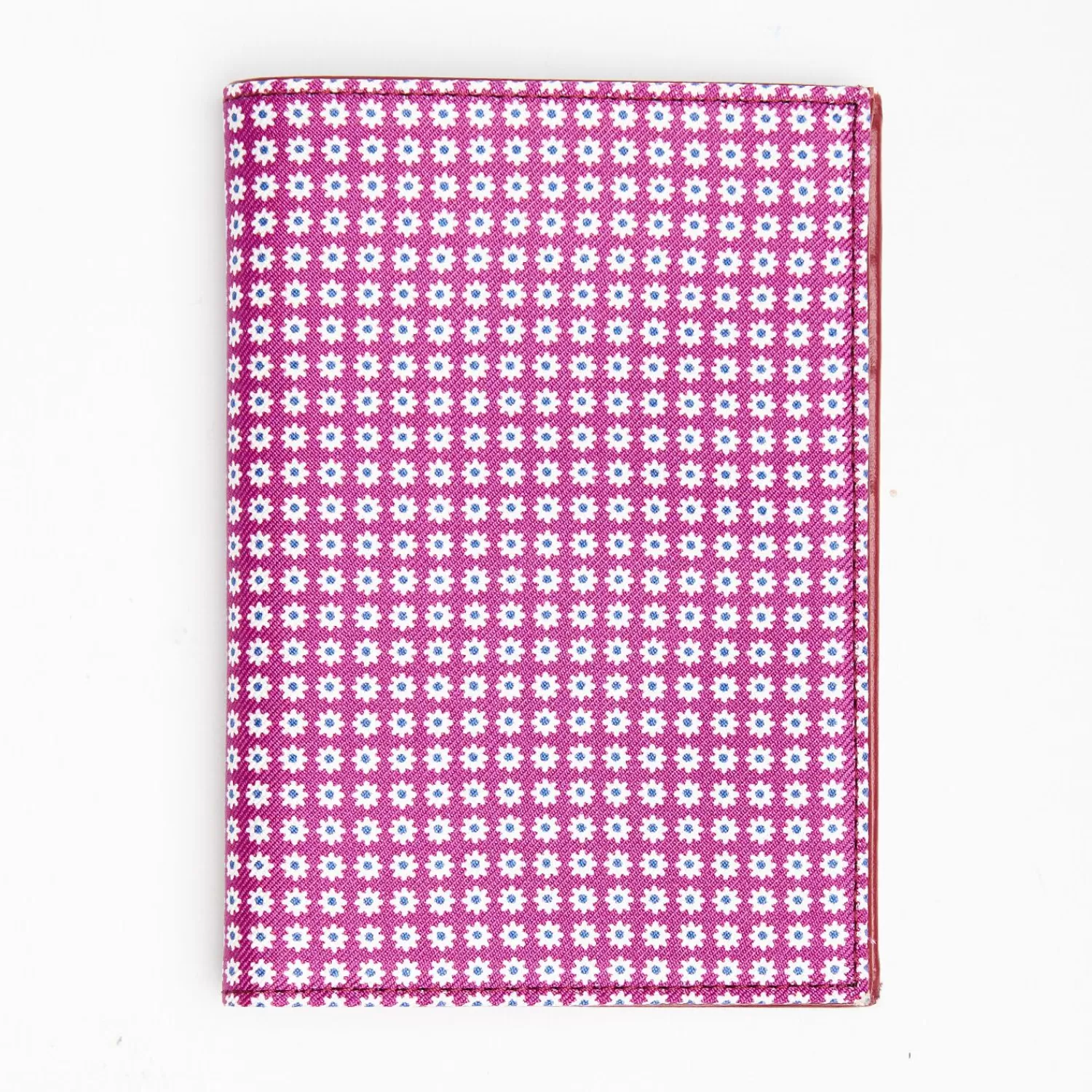 Fuchsia Vertical Wallet In Silk And Leather>E.Marinella Shop