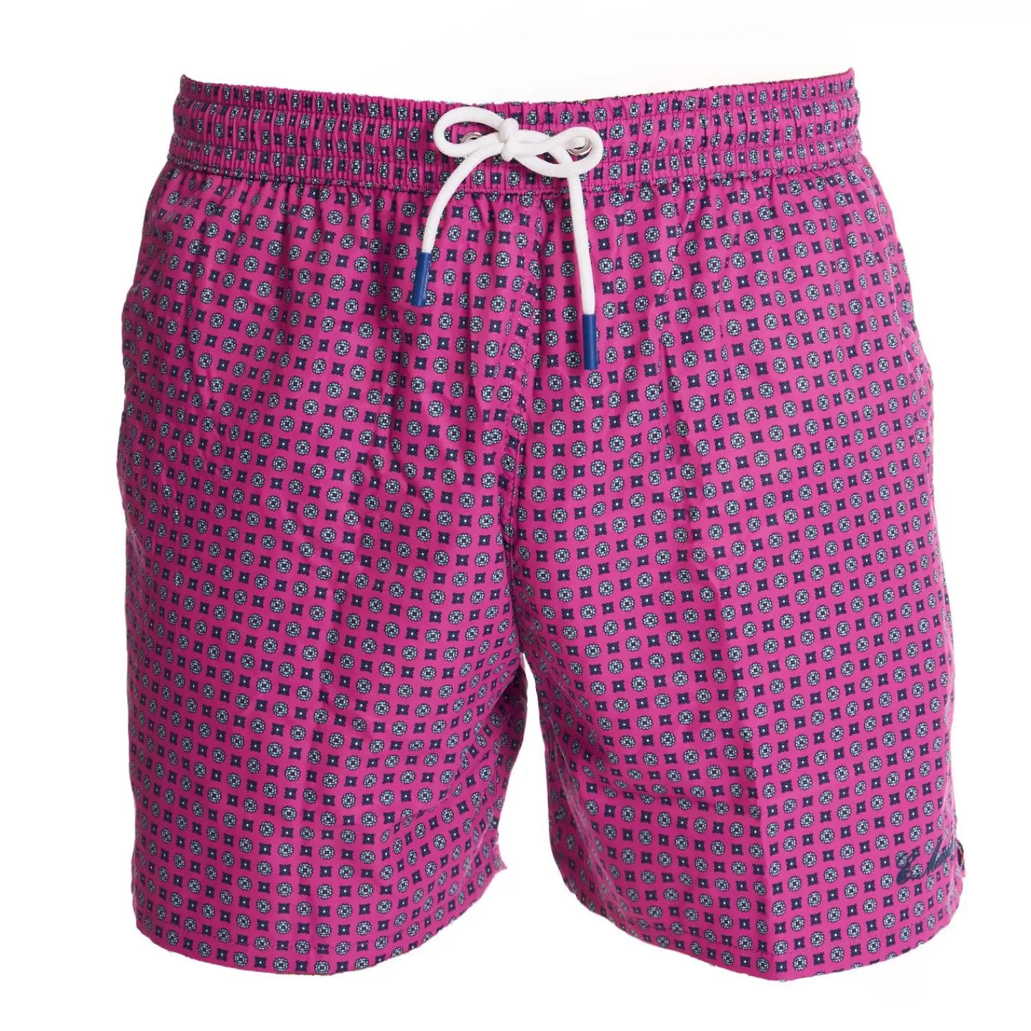 Fucsia Swim Shorts- Large Patterns>E.Marinella Outlet