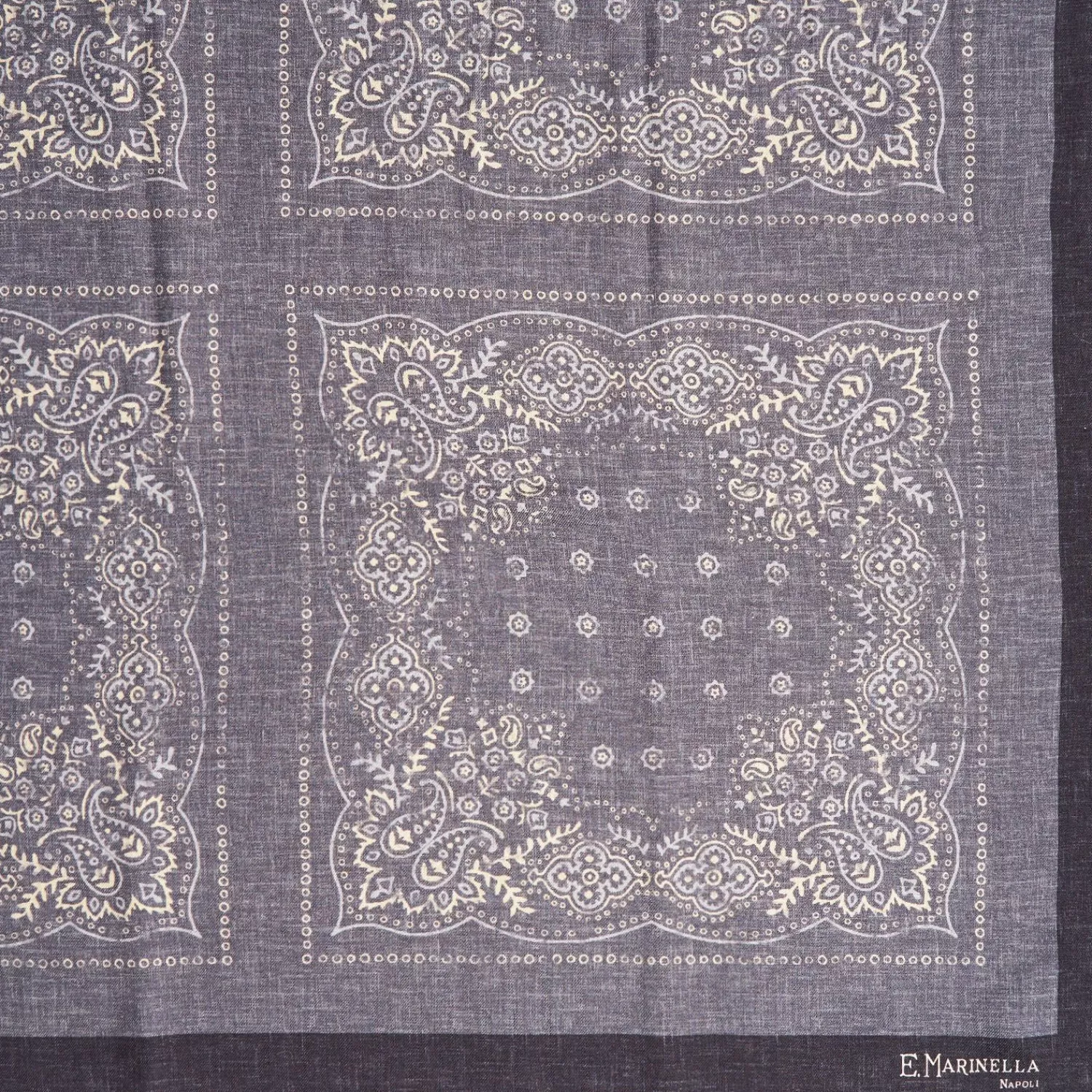 Gray Wool And Silk Stole 135>E.Marinella Discount