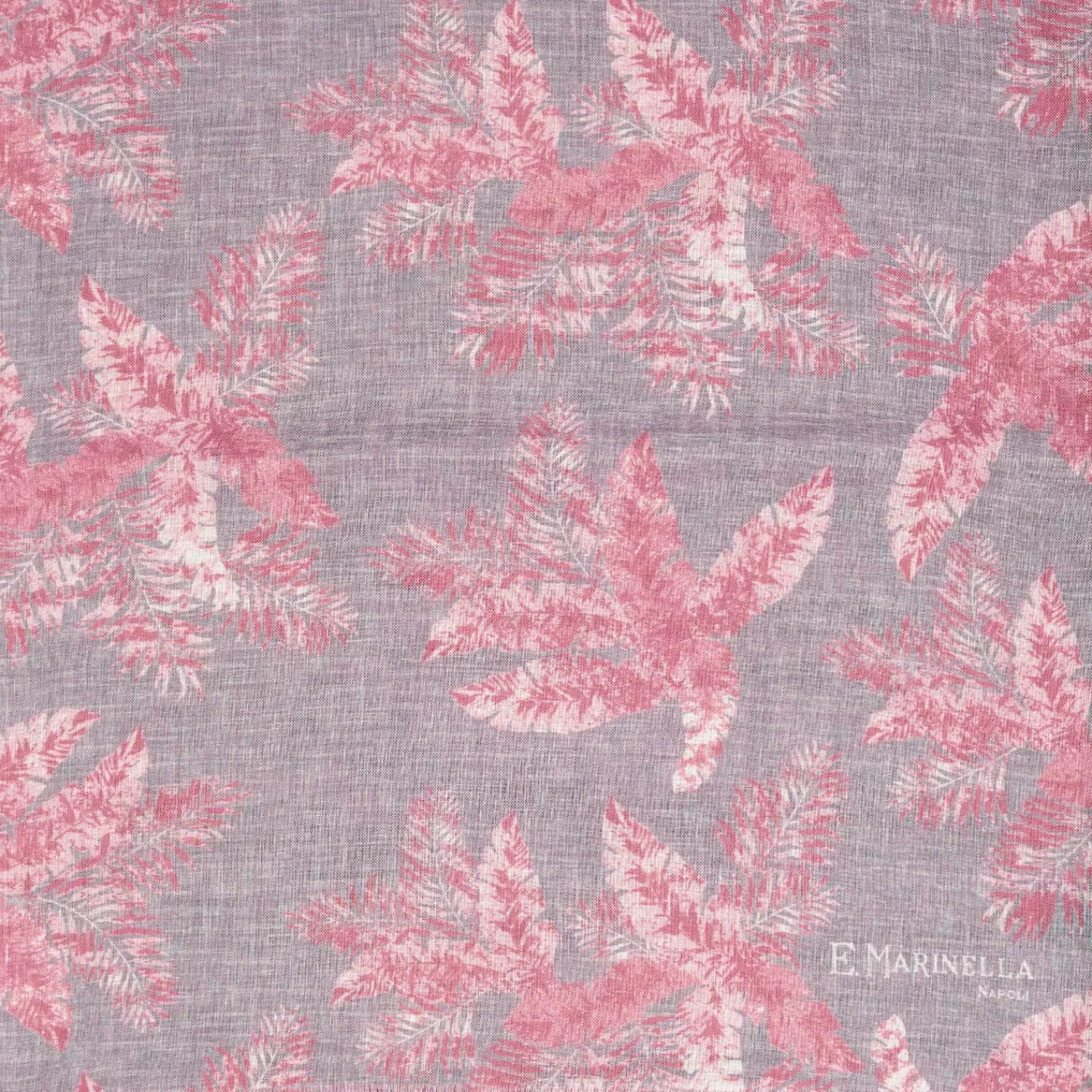 Grey And Pink Wool And Silk Scarf>E.Marinella Best