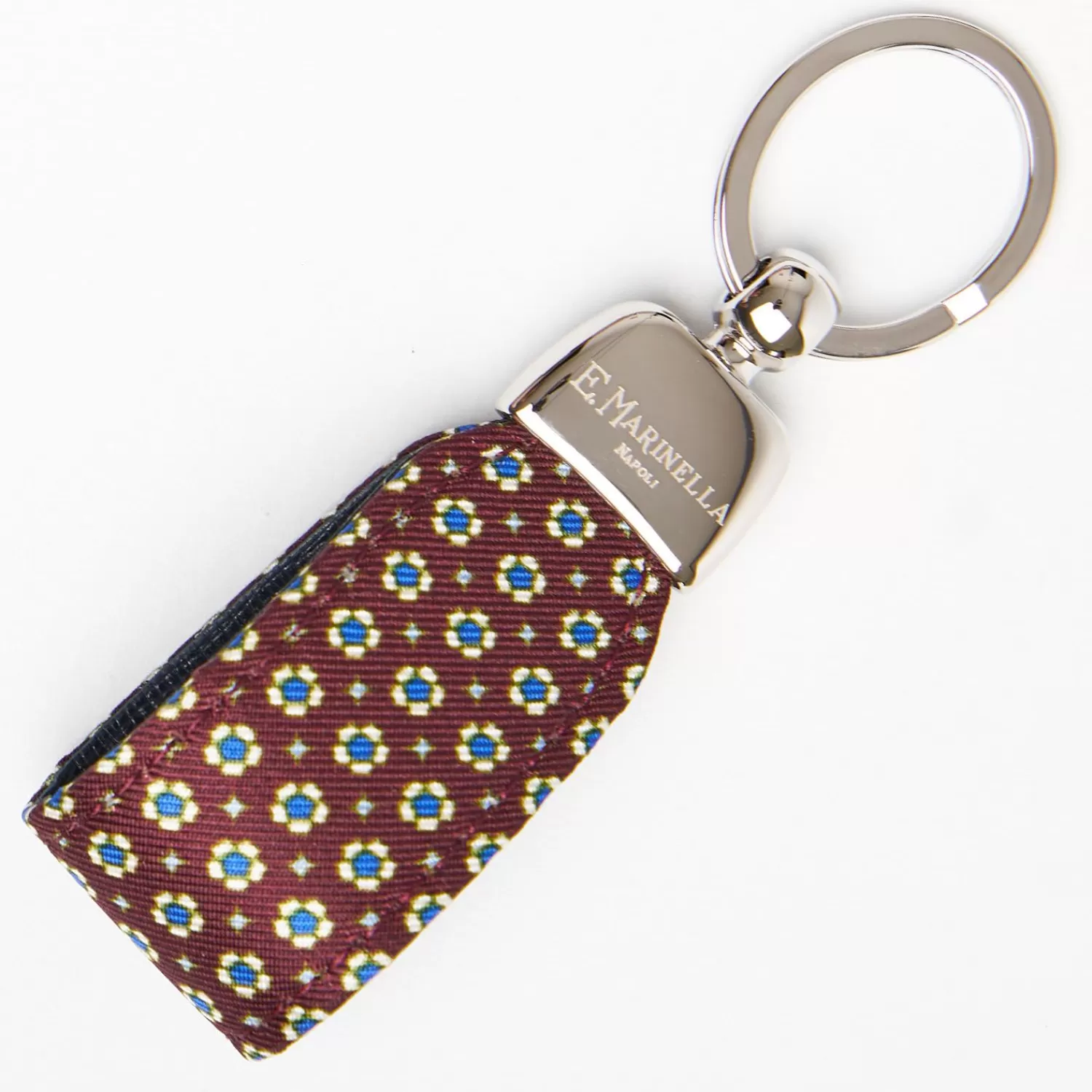 Keyfob In Silk And Leather>E.Marinella Online