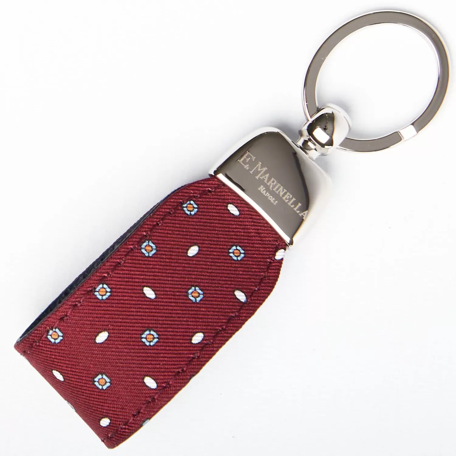 Keyfob In Silk And Leather>E.Marinella Cheap