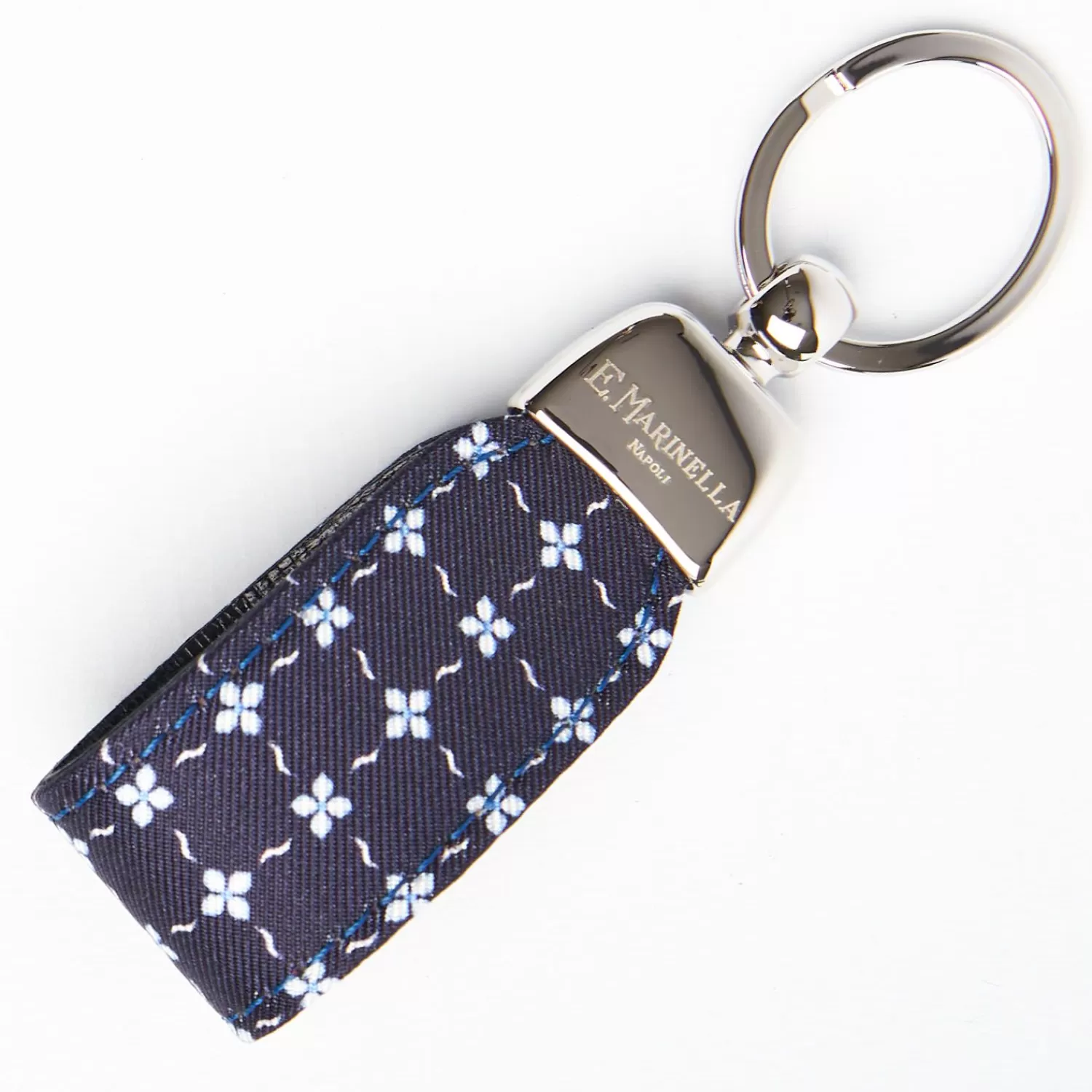 Keyfob In Silk And Leather>E.Marinella Cheap
