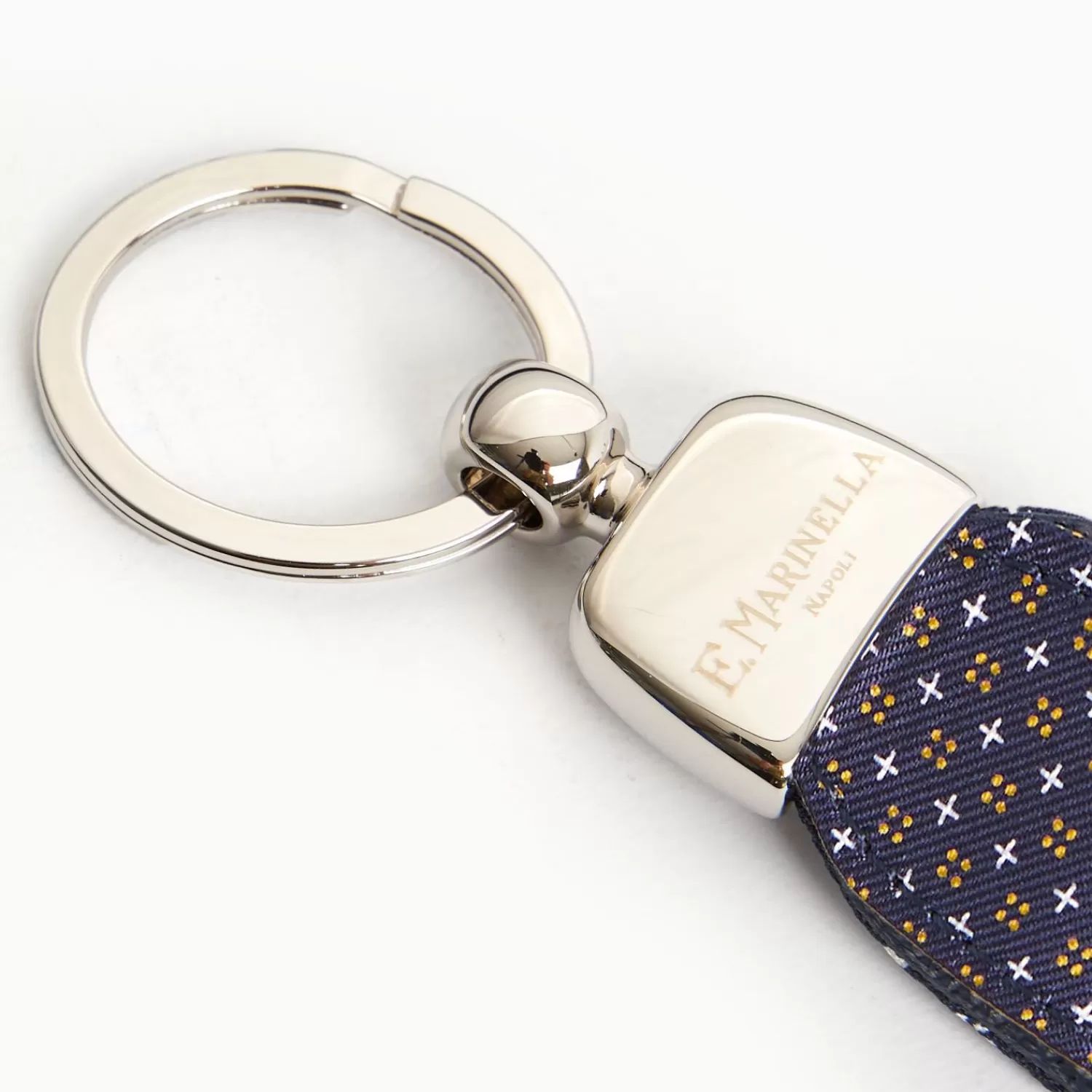 Keyfob In Silk And Leather>E.Marinella Hot