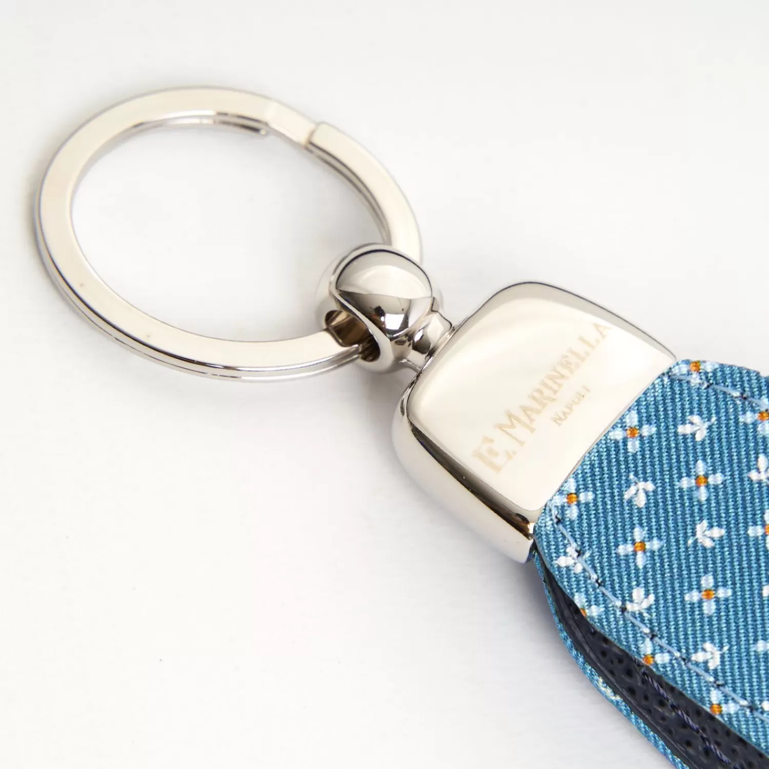 Keyfob In Silk And Leather>E.Marinella Cheap