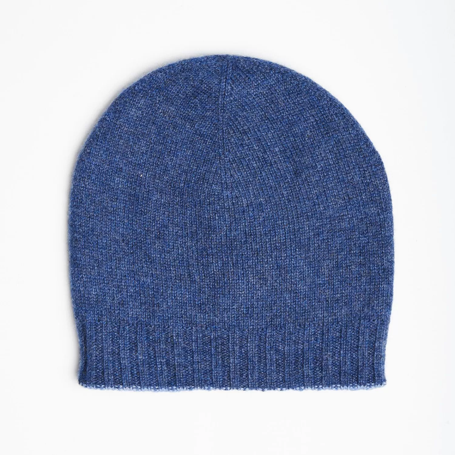 Light And Dark Blue Bicolor Cashmere Beanie>E.Marinella Online