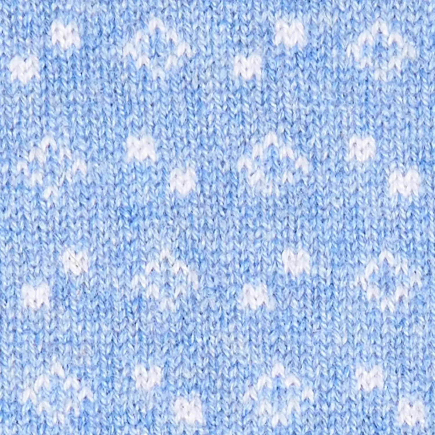 Light Blue And White Two-Tone Cashmere Neck Warmer - Geometric Pattern>E.Marinella Fashion