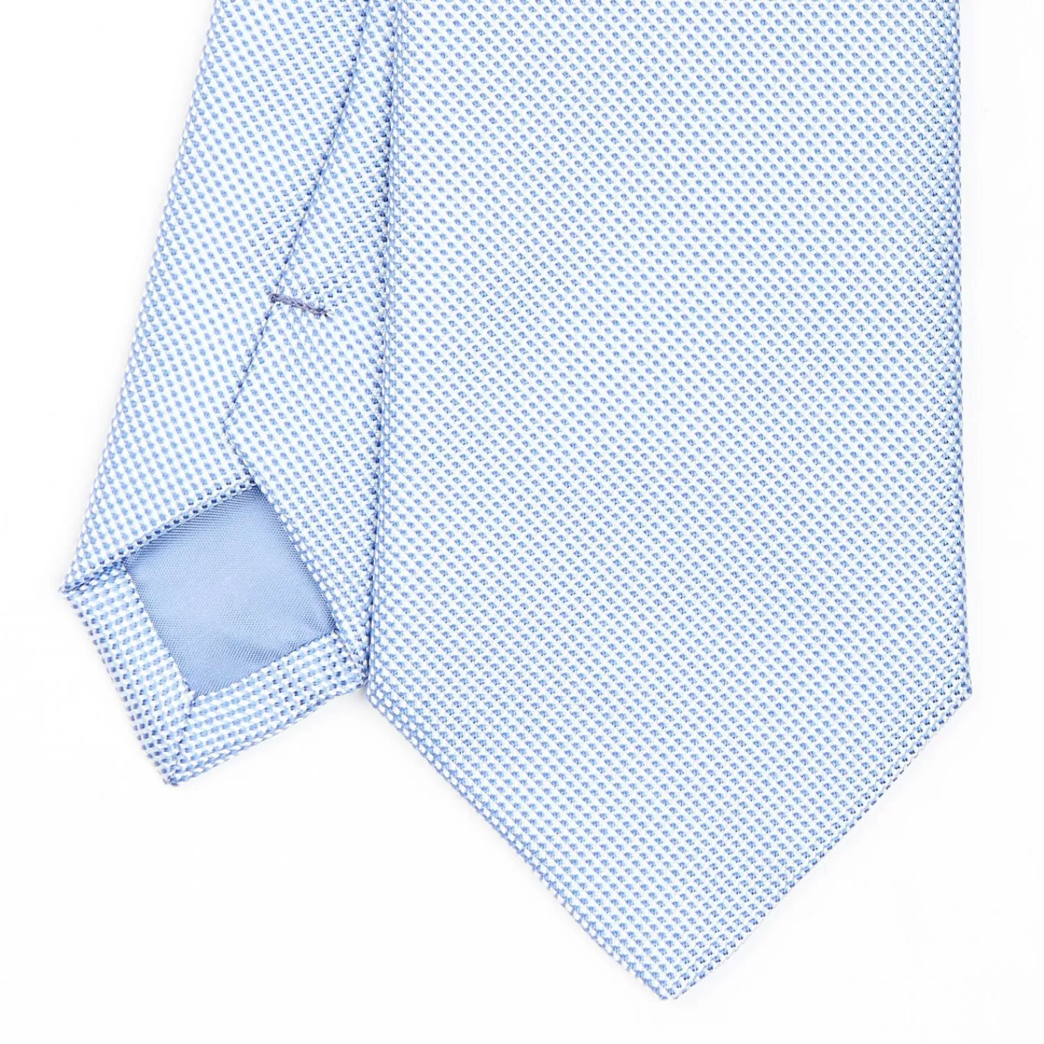 Light Blue Ceremonial Jacquard Silk Tie>E.Marinella Fashion