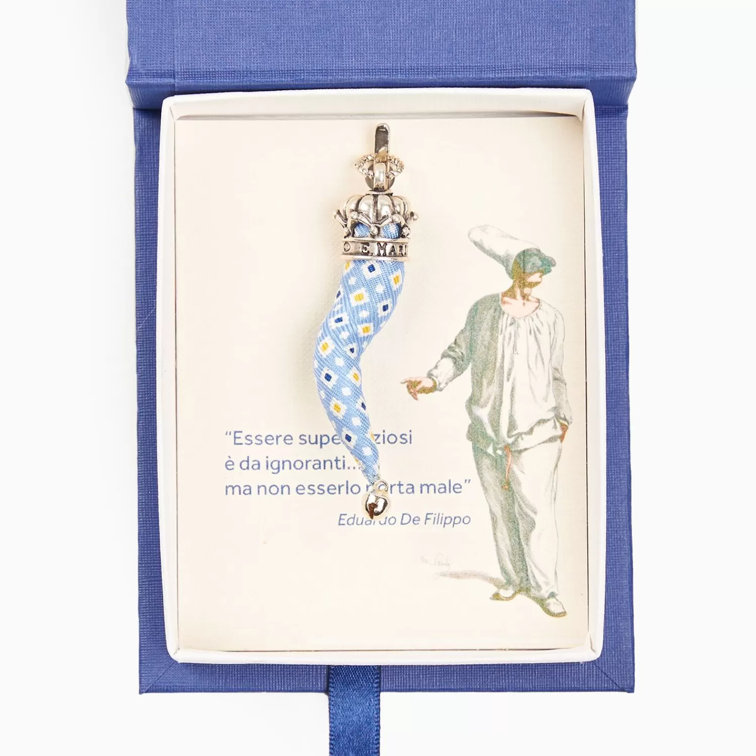 Light Blue Good-Luck Charm>E.Marinella New