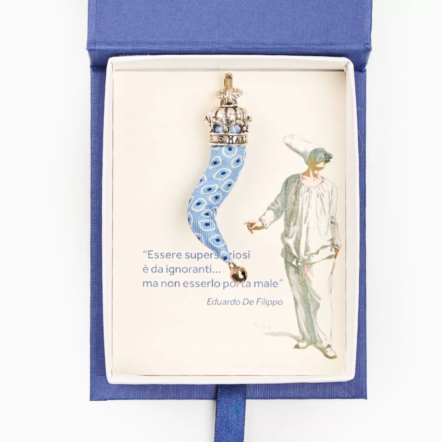 Light Blue Good-Luck Charm>E.Marinella New