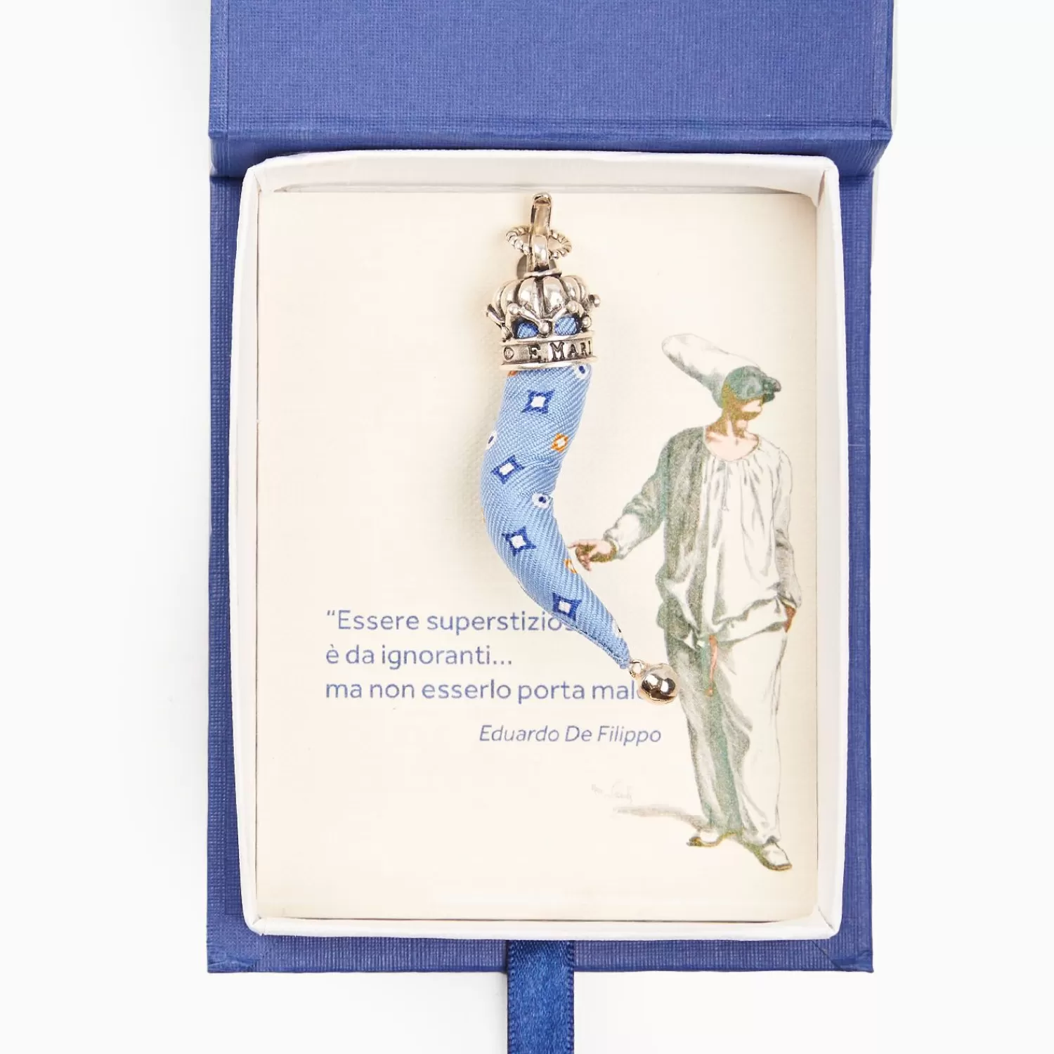 Light Blue Good-Luck Charm>E.Marinella Cheap
