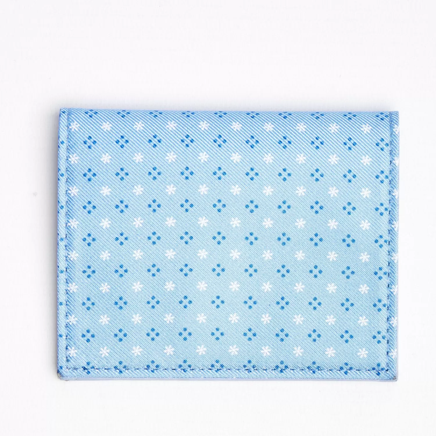 Light Blue Leather Folding Card Holder - 10 Compartments>E.Marinella Fashion