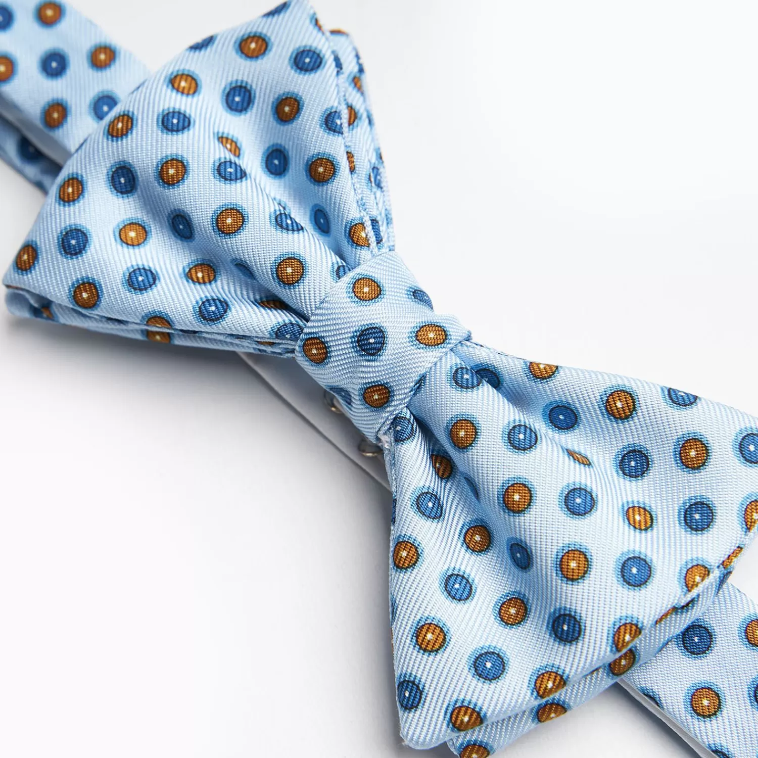Light Blue Pre-Knotted Bowtie- Small Designs>E.Marinella Hot