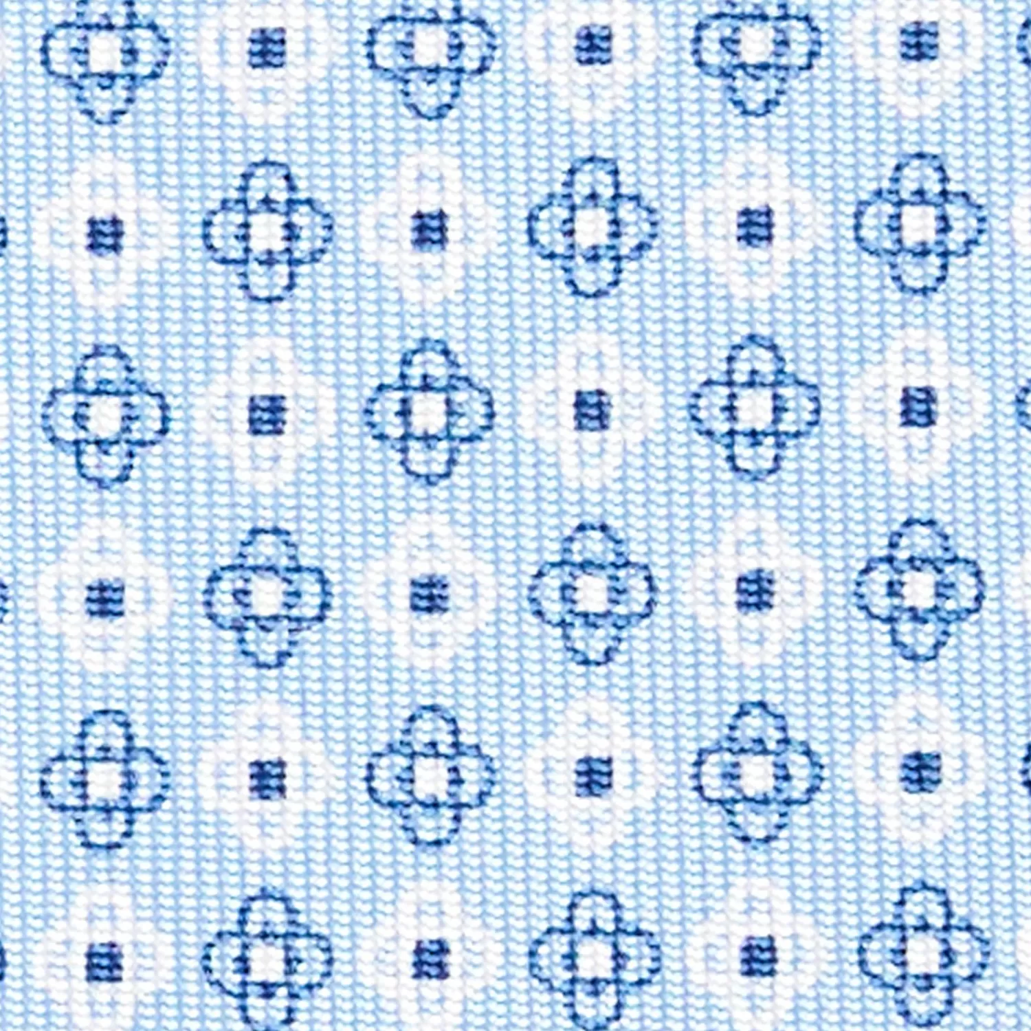 Light Blue Sartorial Classic Silk Tie - Small Flower Pattern>E.Marinella Cheap