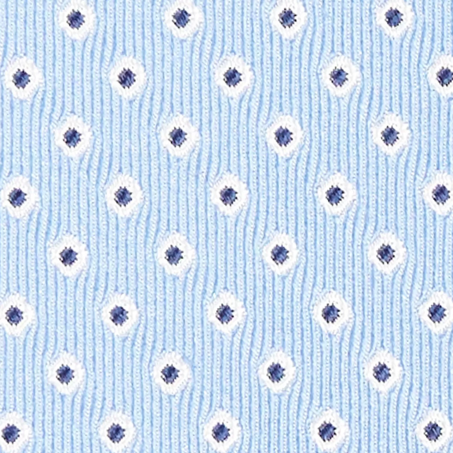 Light Blue Sartorial Jacquard Silk Tie - Small Geometric Designs>E.Marinella Cheap