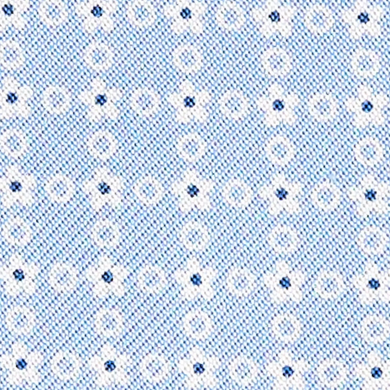 Light Blue Silk Ascot Tie - Flower Pattern>E.Marinella Cheap