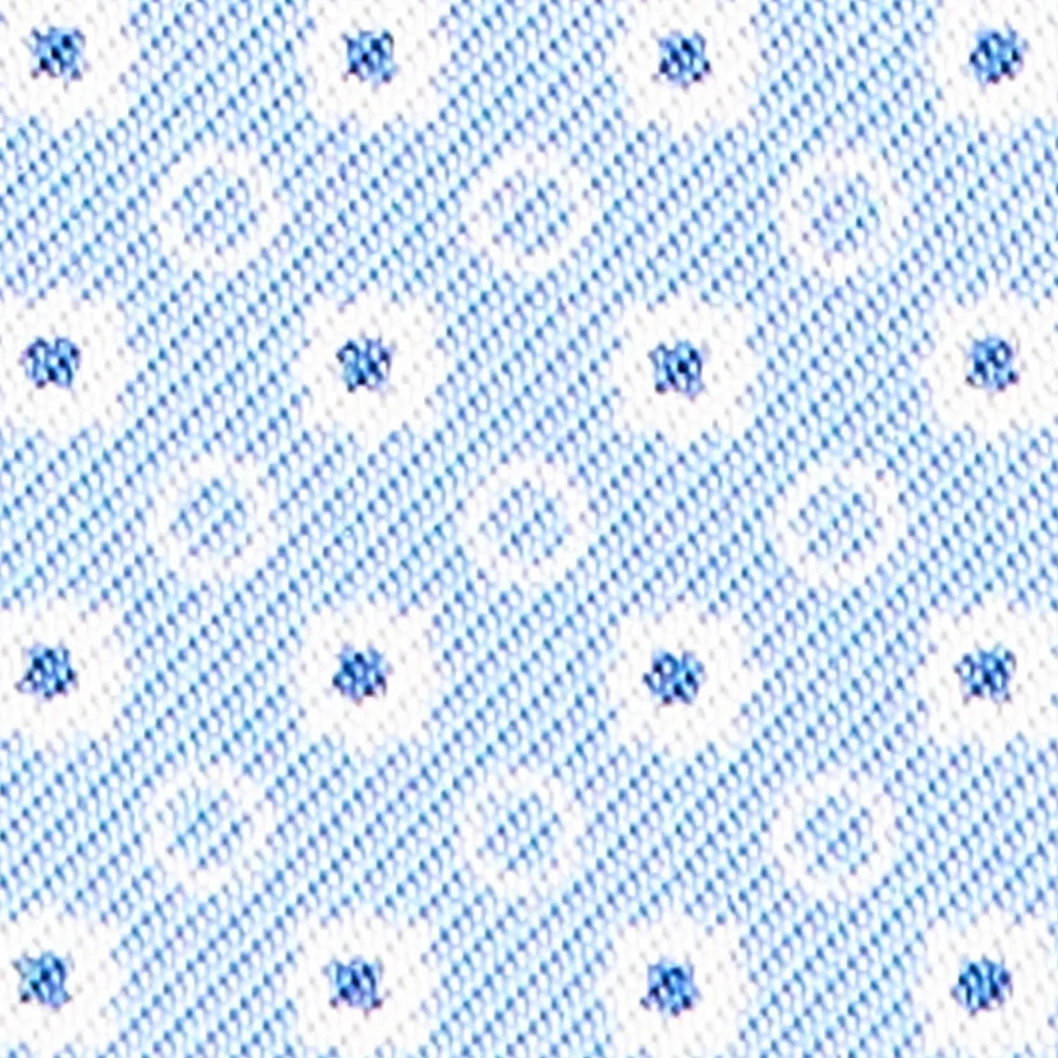 Light Blue Silk Ascot Tie - Flower Pattern>E.Marinella Outlet