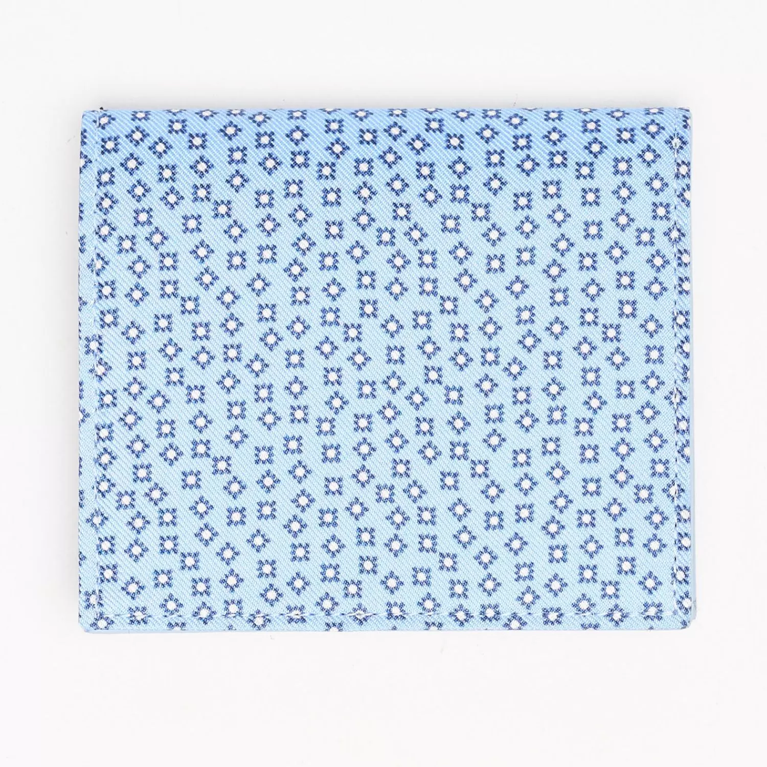 Light Blue Small Wallet In Silk And Leather>E.Marinella Outlet