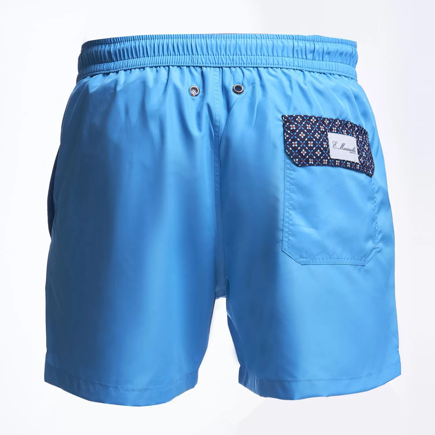 Light Blue Swim Short Plain Colour>E.Marinella Fashion