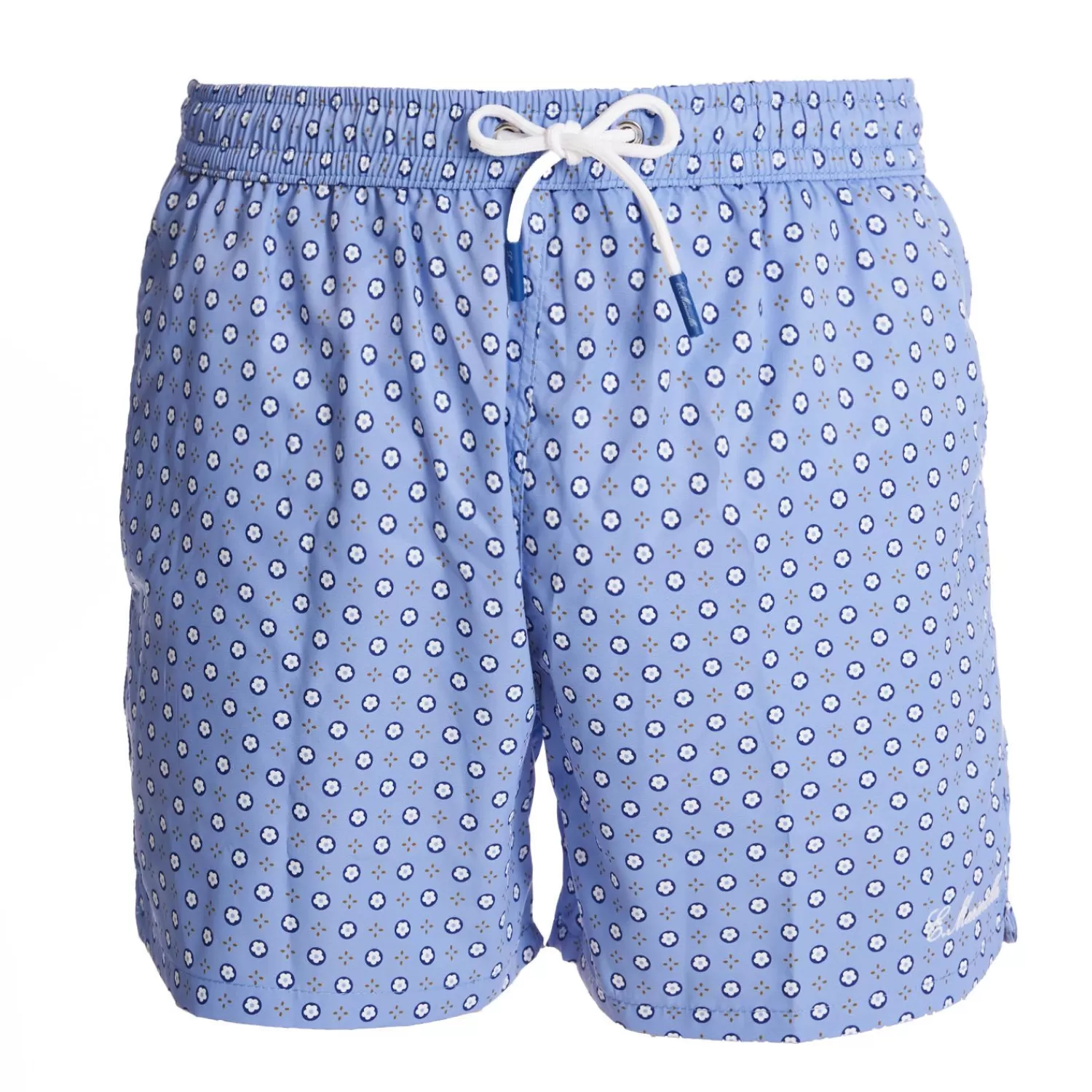 Light Blue Swim Shorts- Large Patterns>E.Marinella Outlet