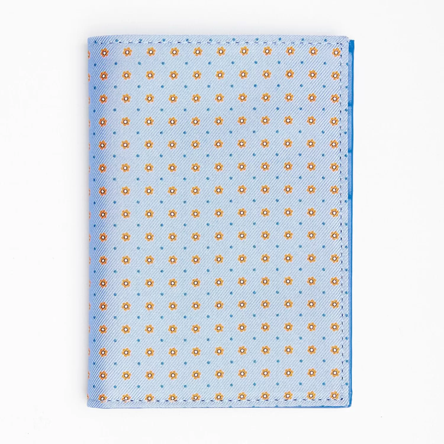 Light Blue Vertical Wallet In Silk And Leather>E.Marinella Cheap