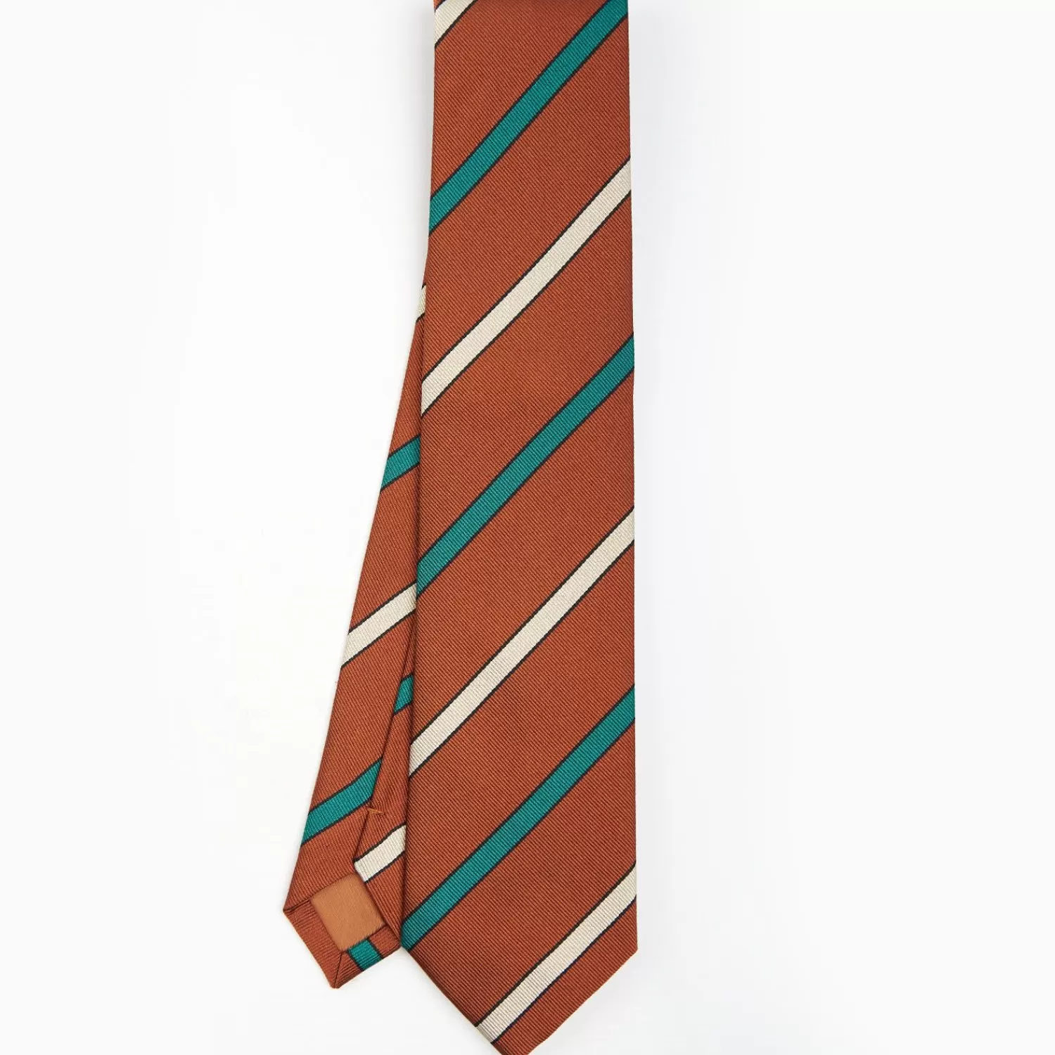Light Brown Sartorial Striped Tie>E.Marinella Hot