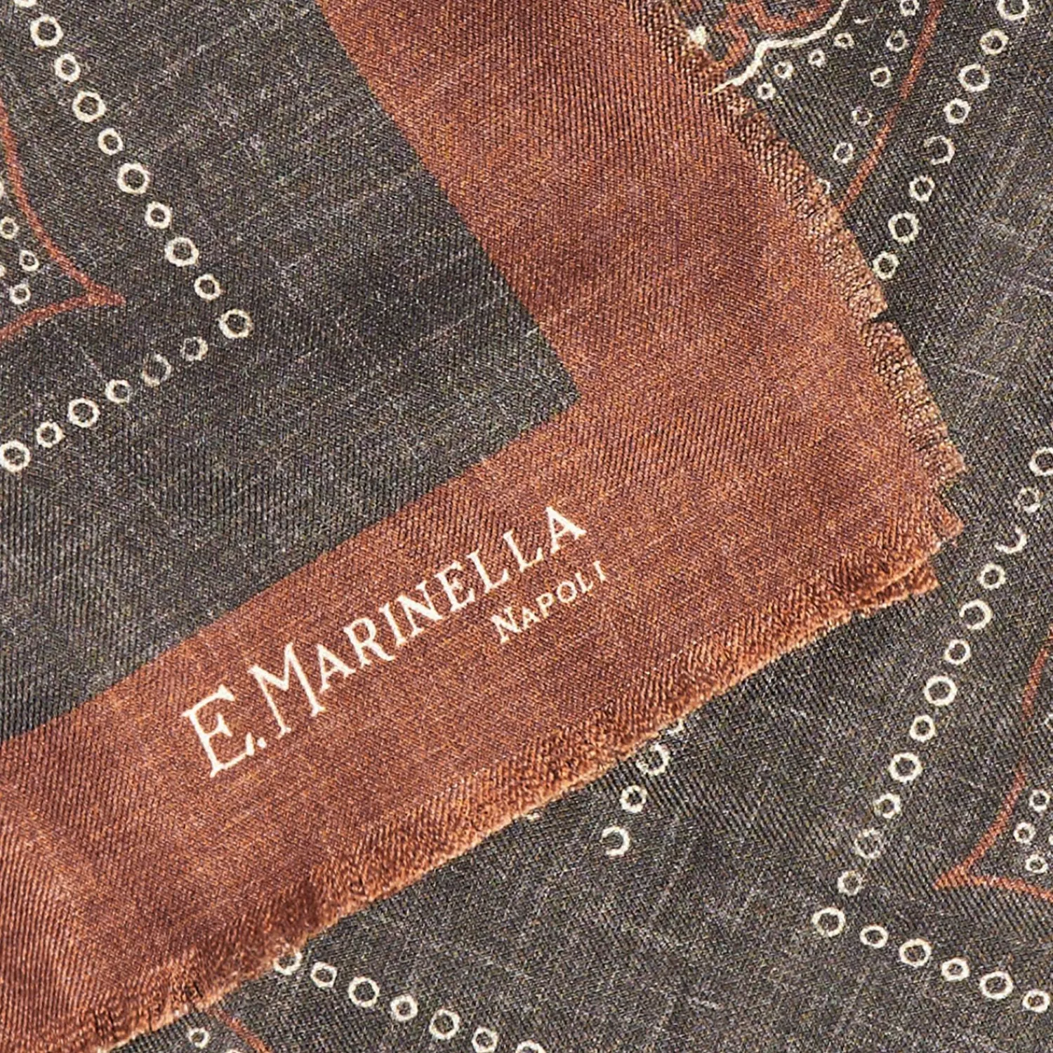 Light Brown Wool And Silk Stole 135>E.Marinella Cheap
