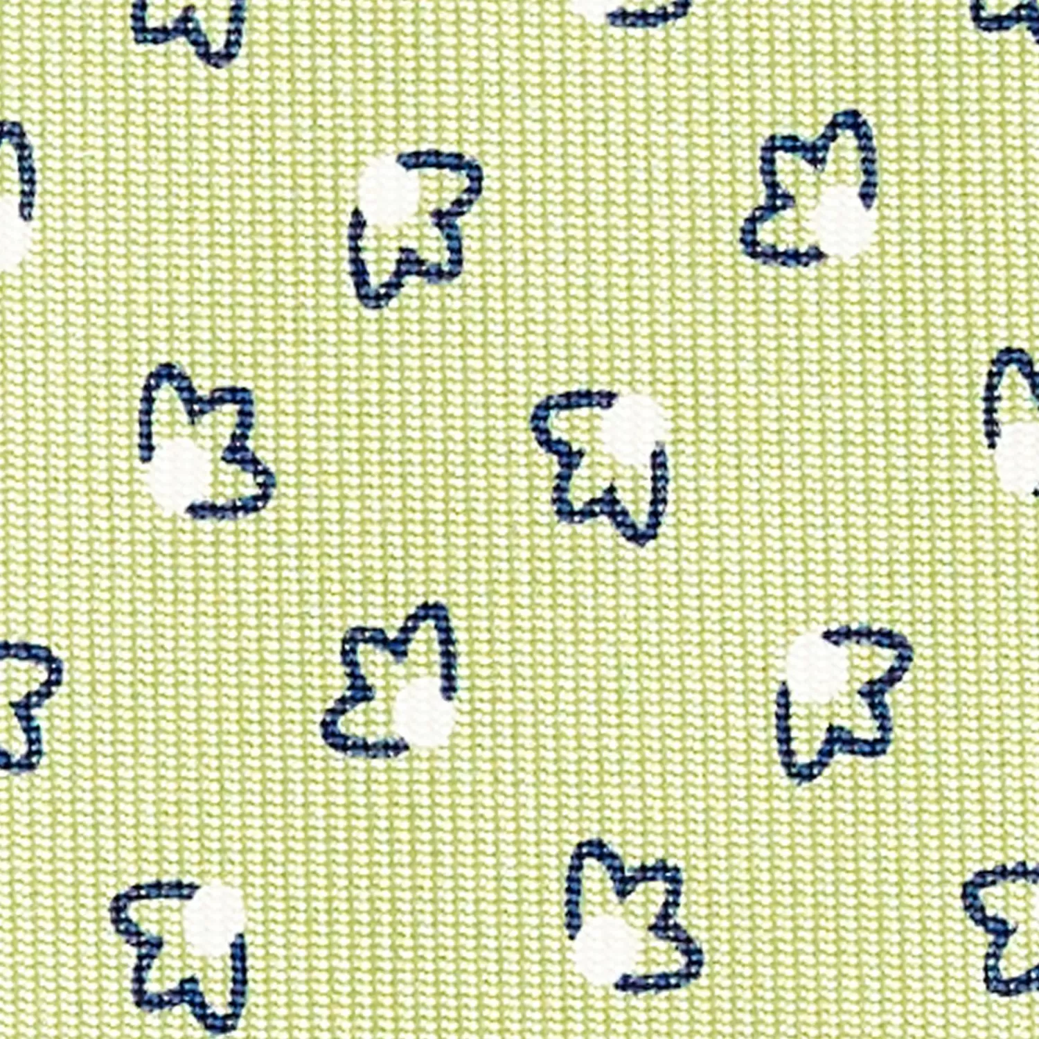 Light Green 7 Fold Sartorial Silk Tie - Small Flower Pattern>E.Marinella Clearance