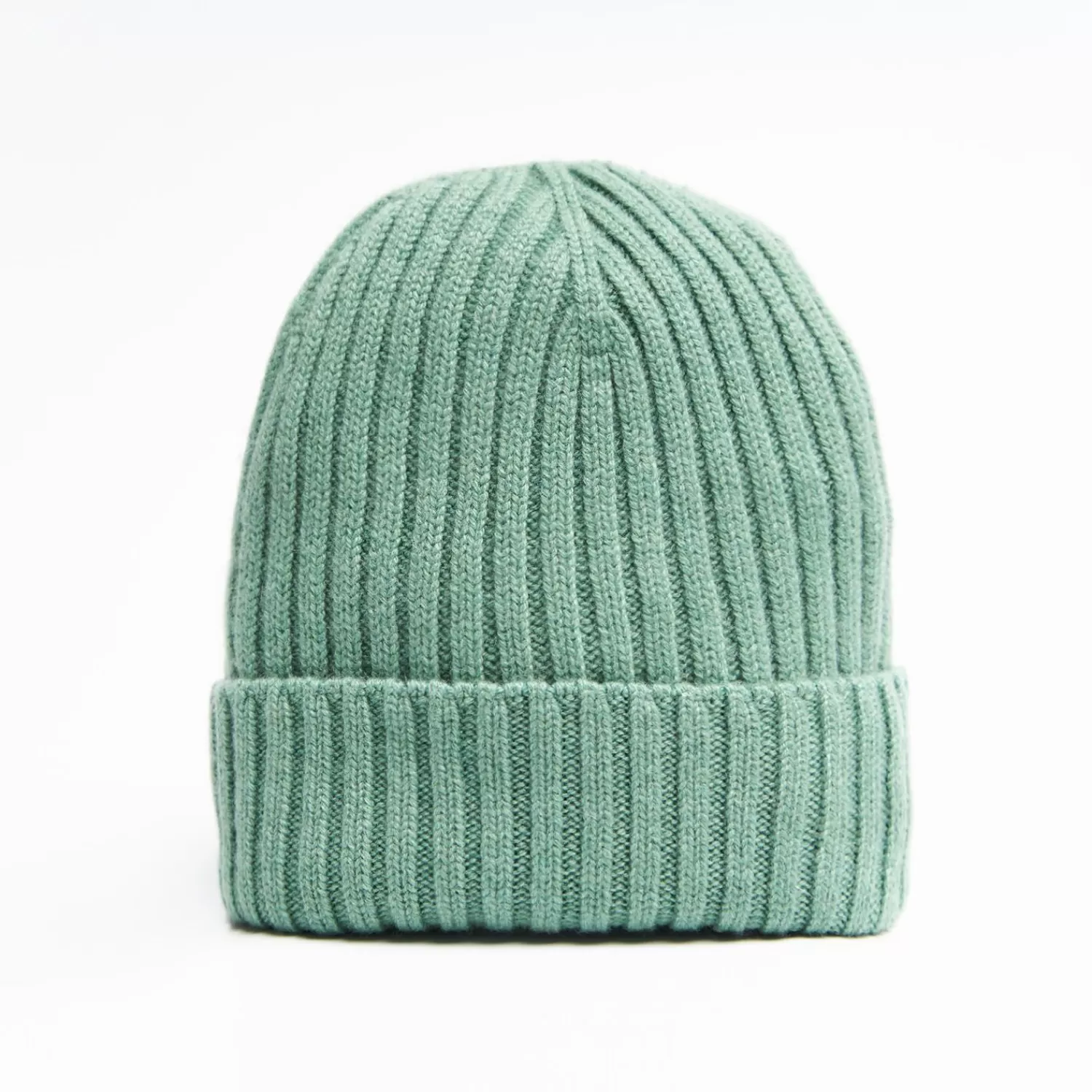 Light Green Cashmere Ribbed Beanie>E.Marinella Cheap