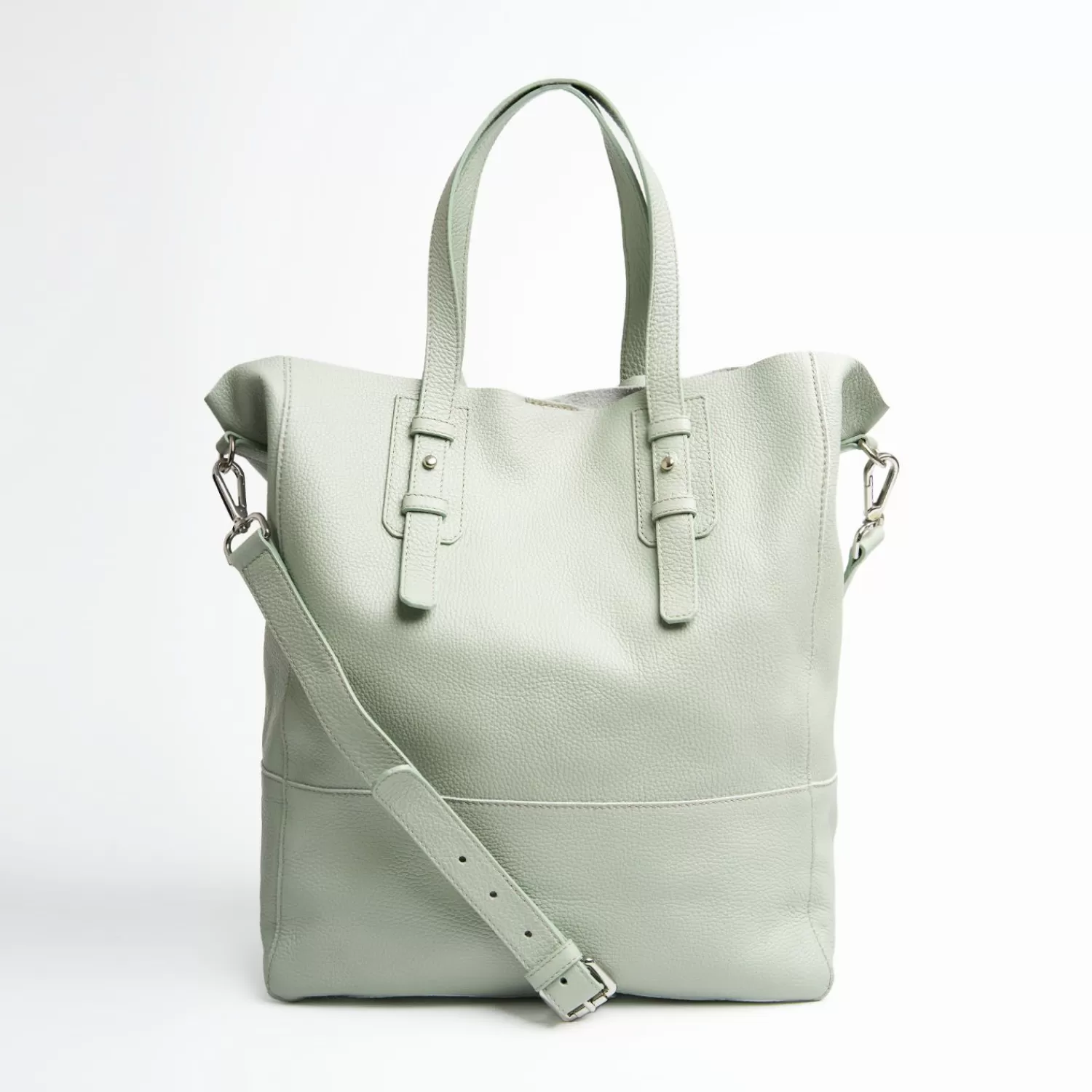 Light Green Deconstructed Bag>E.Marinella Hot