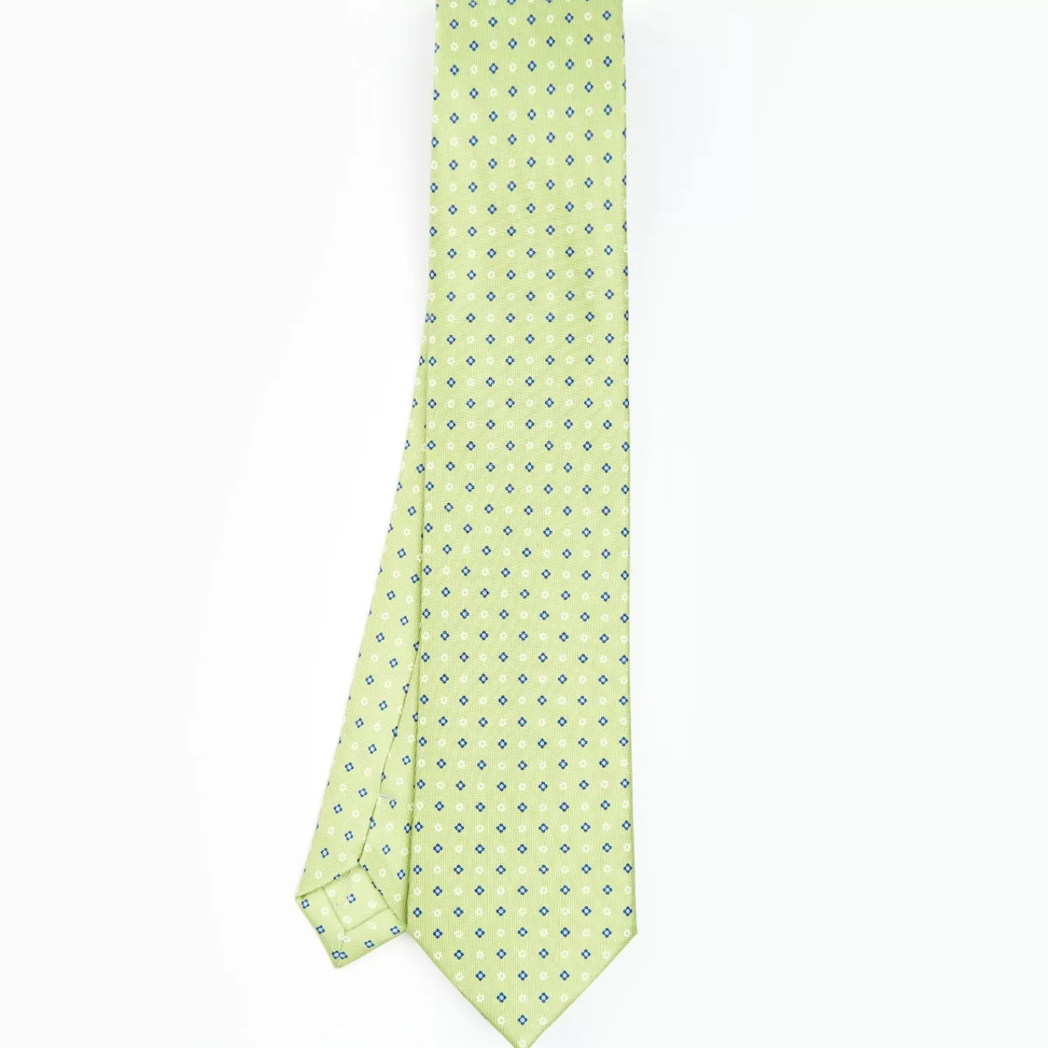 Light Green Sartorial Classic Silk Tie - Small Flower Designs>E.Marinella Cheap