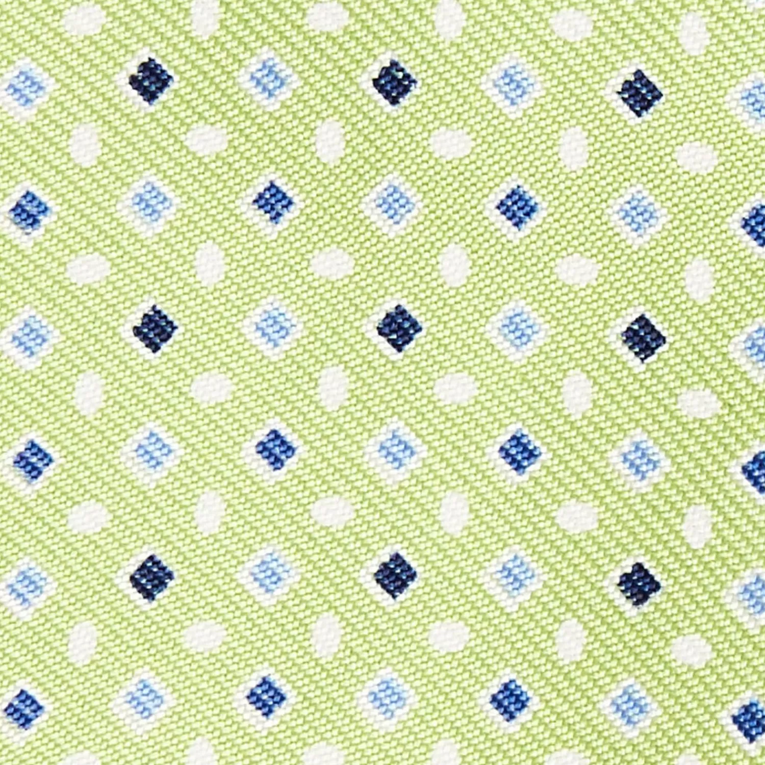 Light Green Silk Bowtie To Self-Tie - Small Geometric Pattern>E.Marinella Fashion