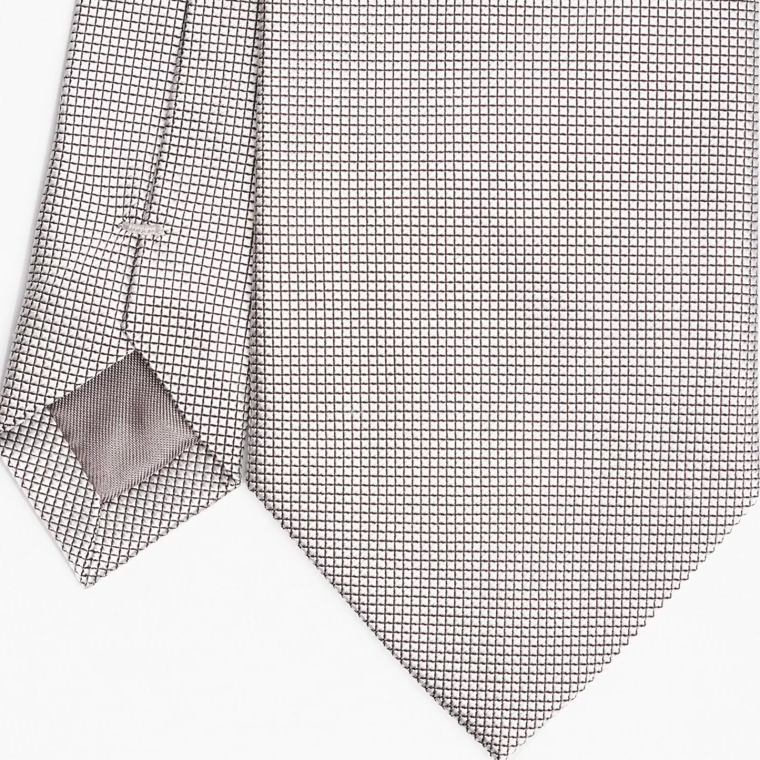 Light Grey Ceremonial Jacquard Silk Tie>E.Marinella Hot