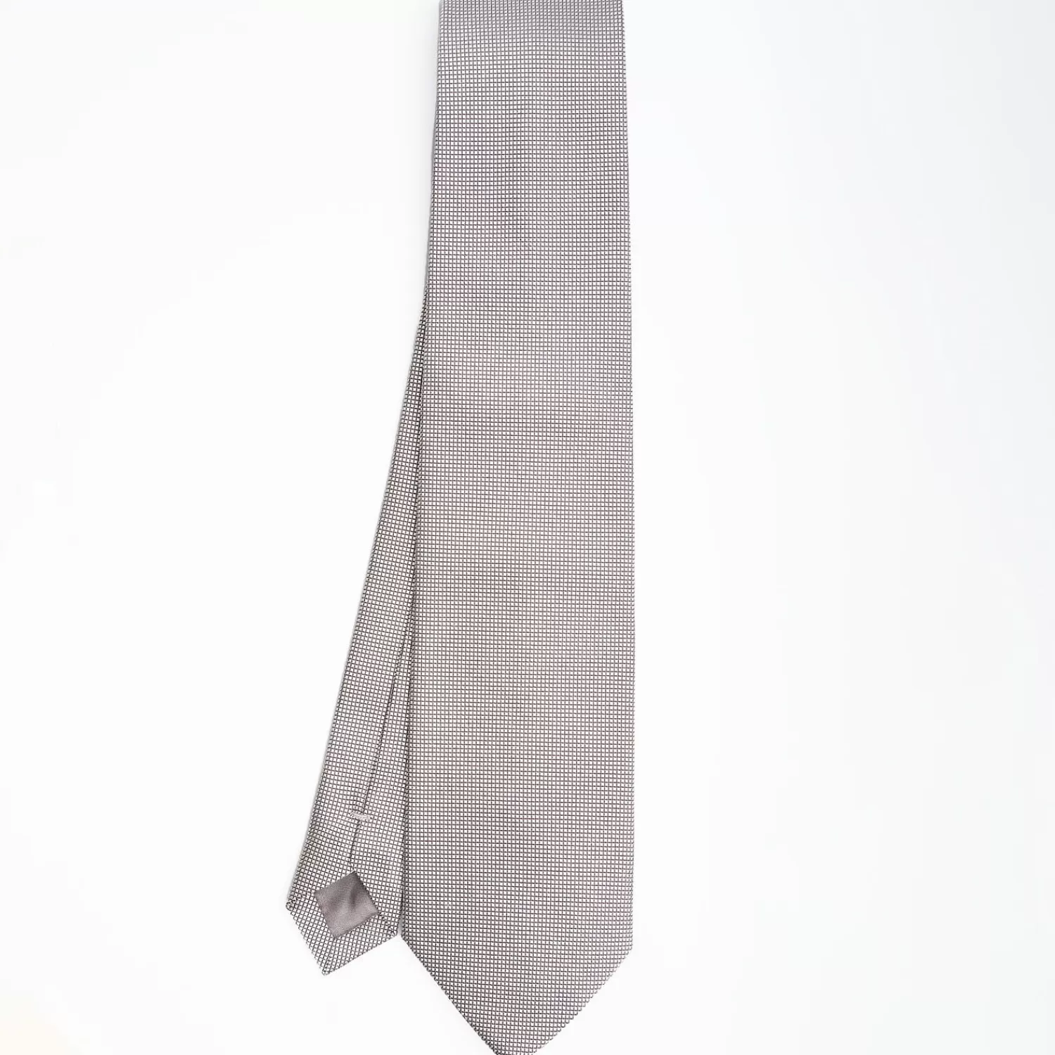 Light Grey Ceremonial Jacquard Silk Tie>E.Marinella Hot