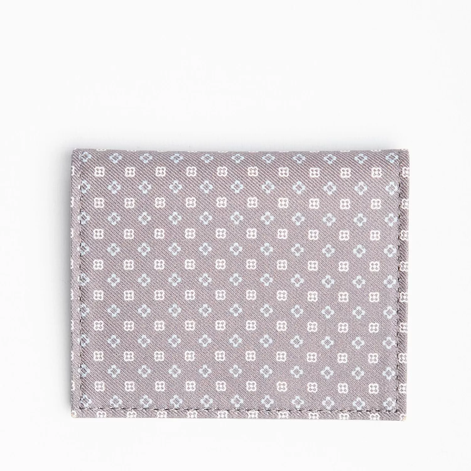 Light Grey Leather Folding Card Holder - 10 Compartments>E.Marinella Discount