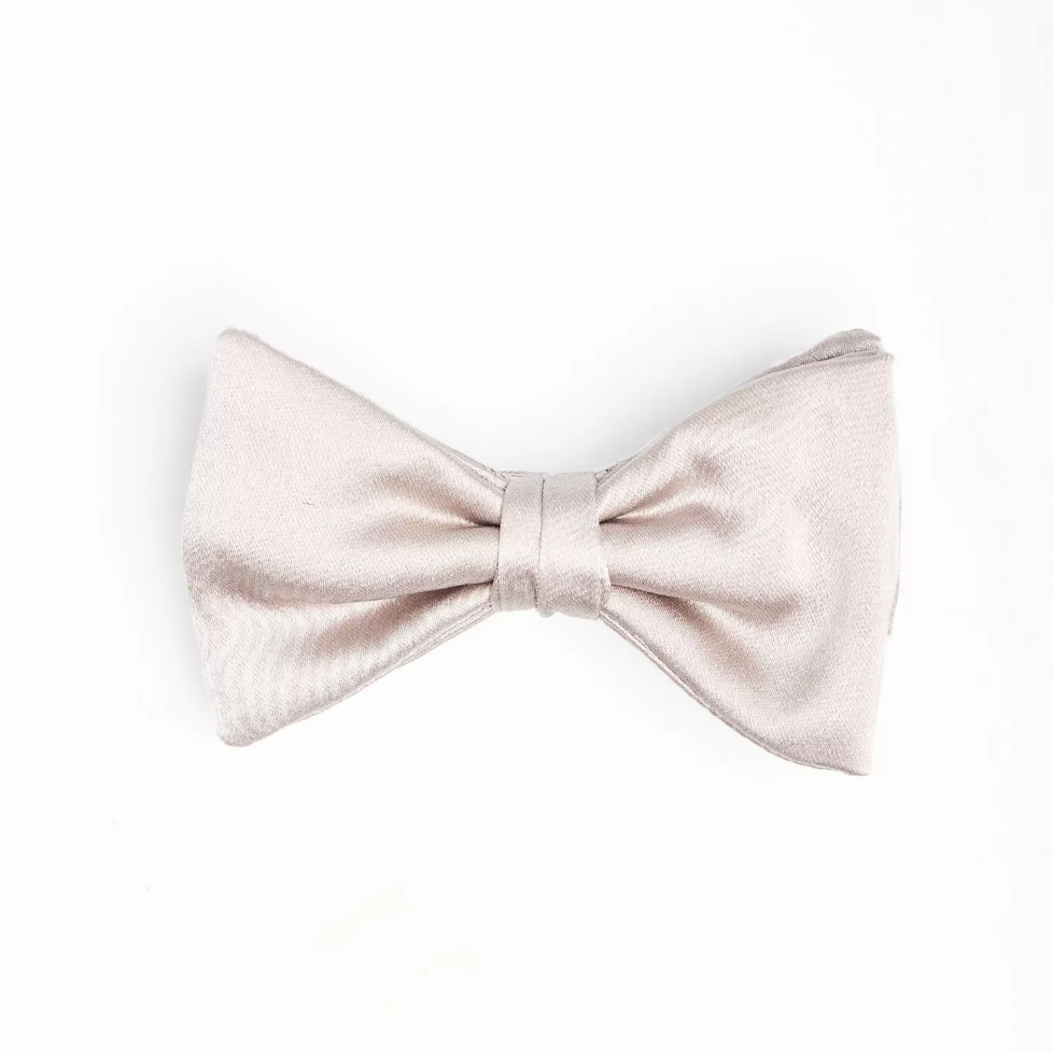 Light Grey Pre-Knotted Silk Satin Bowtie - Solid Color>E.Marinella Hot