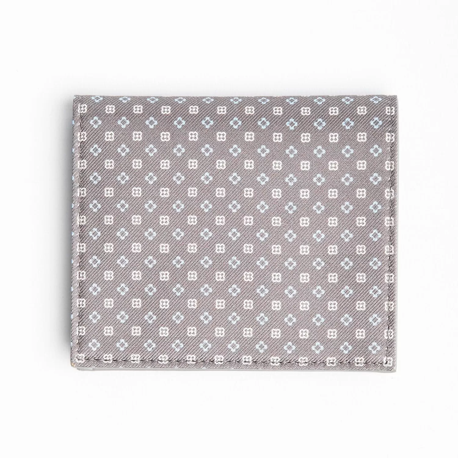Light Grey Small Wallet In Silk And Leather>E.Marinella Sale