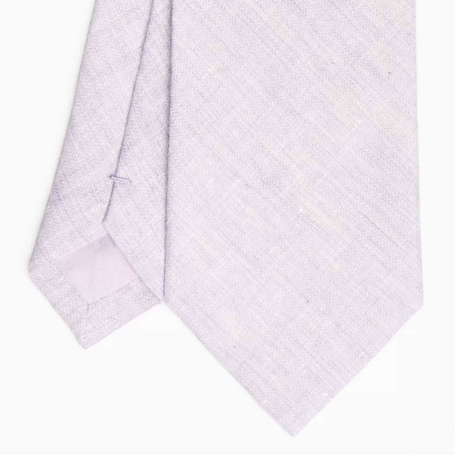 Liliac Sartorial Linen And Cotton Tie Solid Color>E.Marinella Cheap
