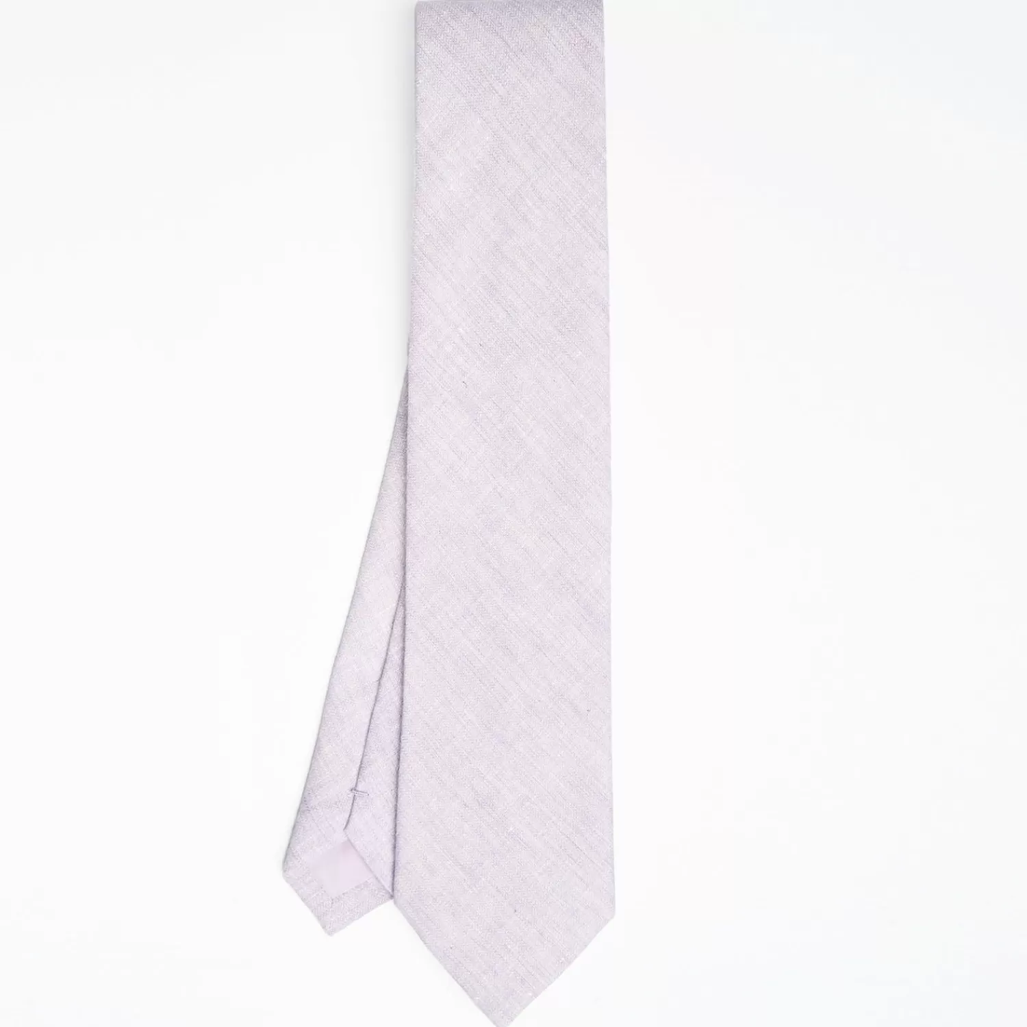 Liliac Sartorial Linen And Cotton Tie Solid Color>E.Marinella Cheap