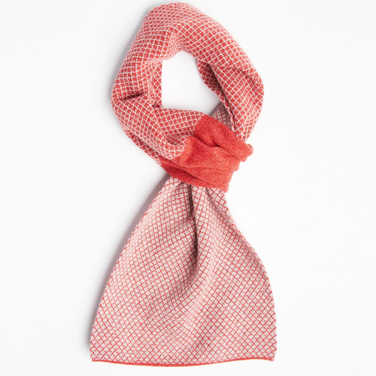 Orange And Beige Cashmere Neck Warmer>E.Marinella Store