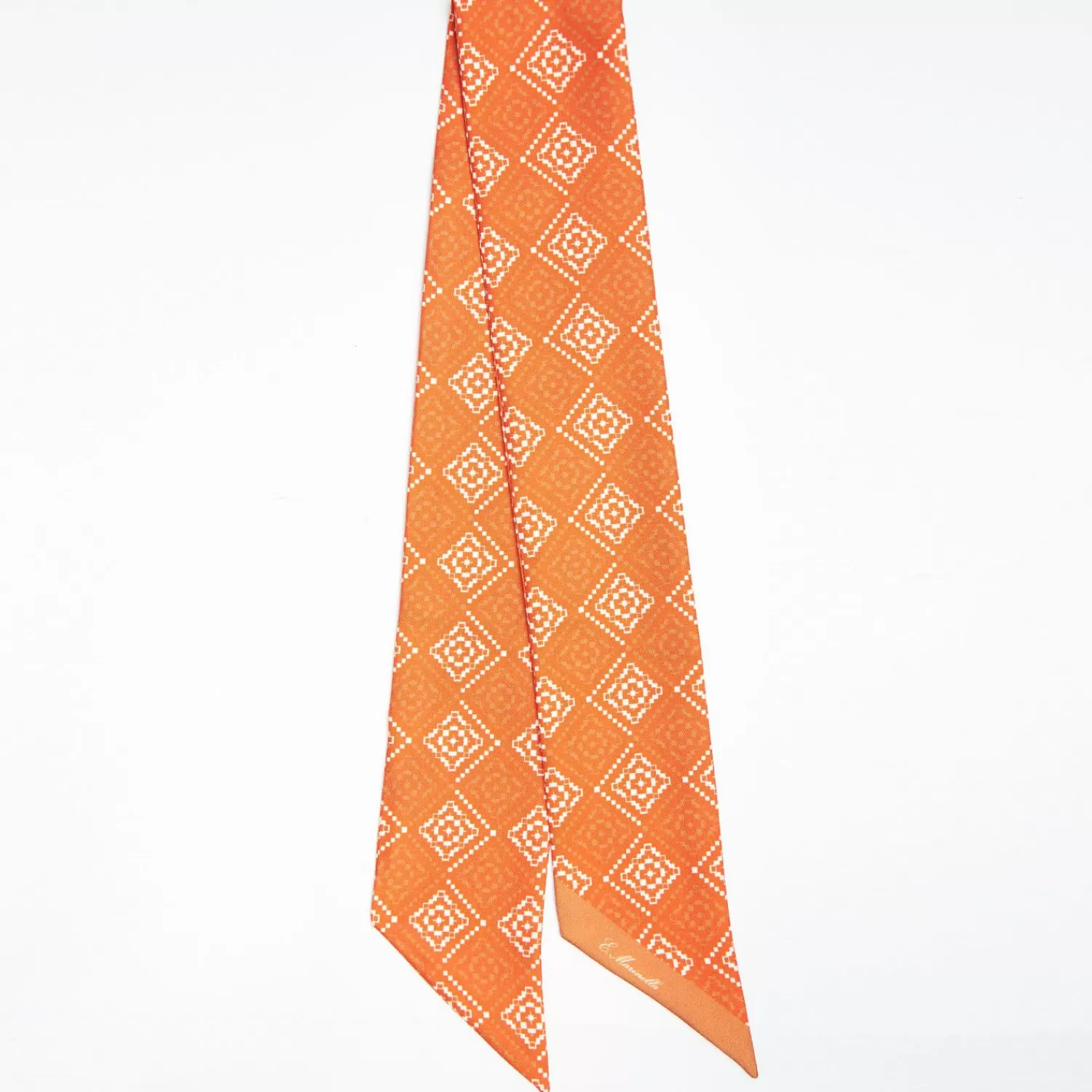 Orange Silk Twilly - Archivio Pattern>E.Marinella Hot