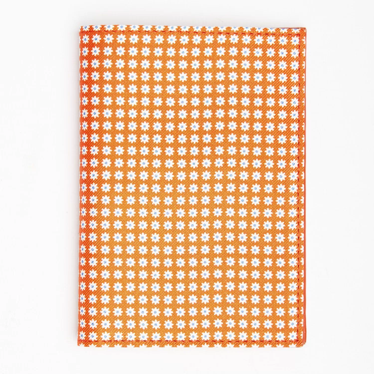 Orange Vertical Wallet In Silk And Leather>E.Marinella Cheap