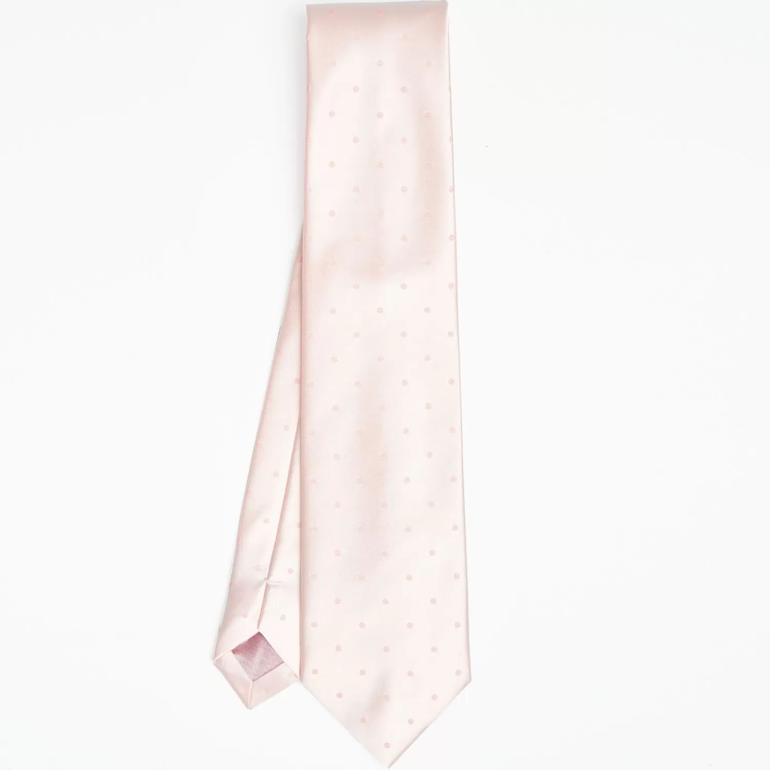 Pink Cerimonial Silk Satin Tie Polka Dot Pattern>E.Marinella Best Sale