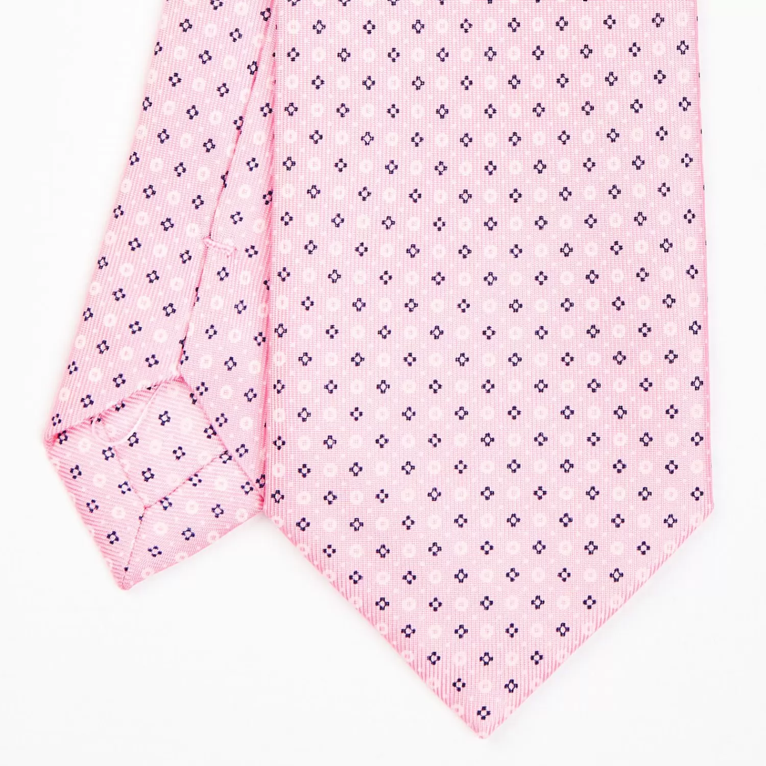 Pink Sartorial Classic Silk Tie - Small Flower Designs>E.Marinella Cheap